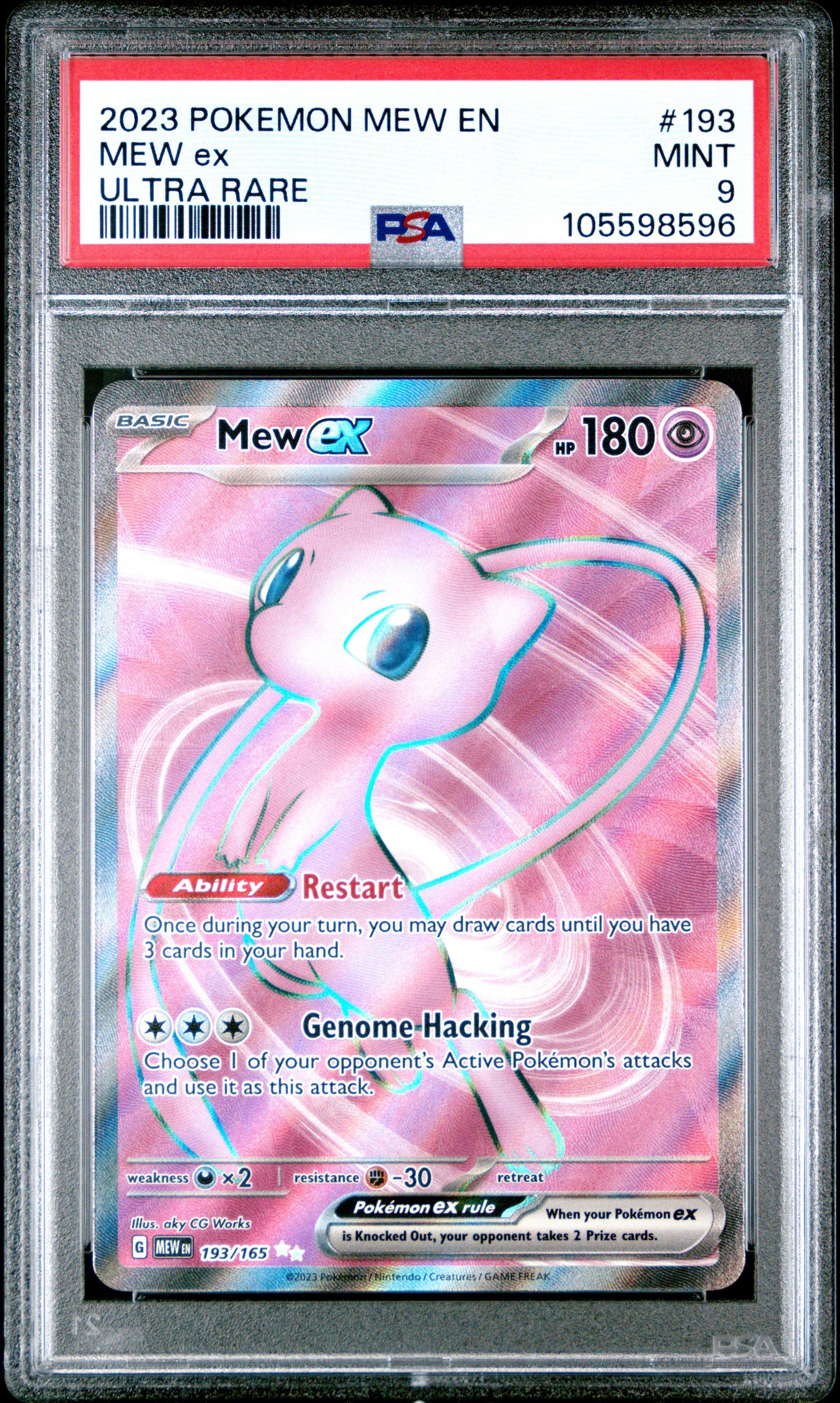 2023 Pokemon Mew En-151 193 Mew Ex Ultra Rare PSA