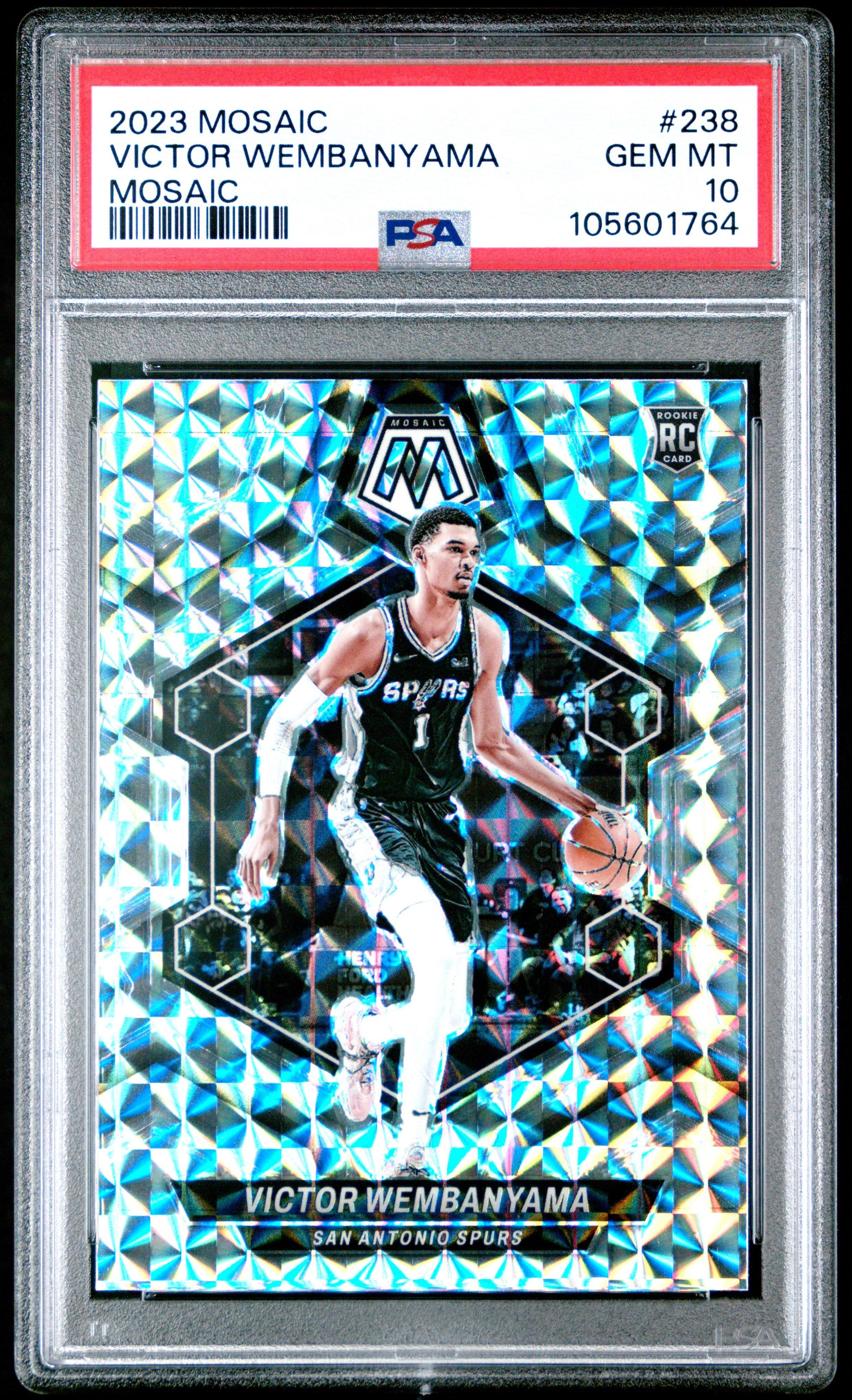 pao23様 2023 Panini Mosaic 238 Victor Wembanyama Mosaic PSA 10 Graded Card