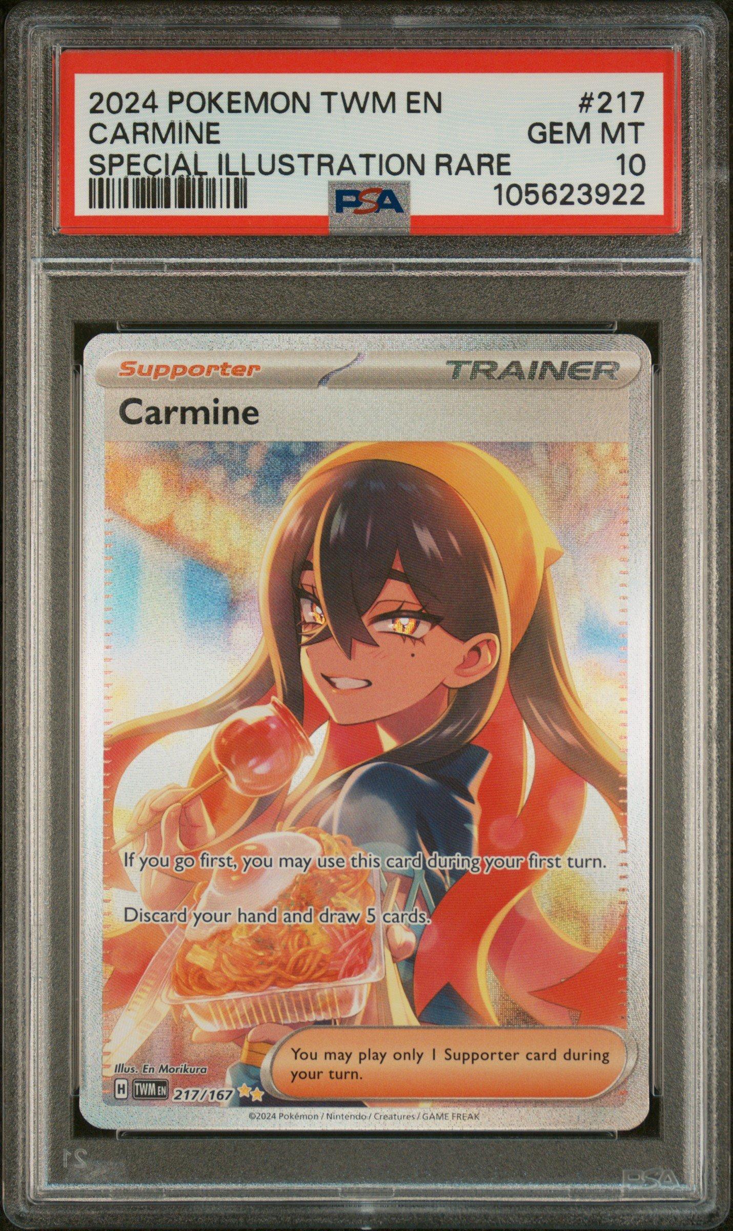 2024 Pokemon Twm En-twilight Masquerade 217 Carmine Special