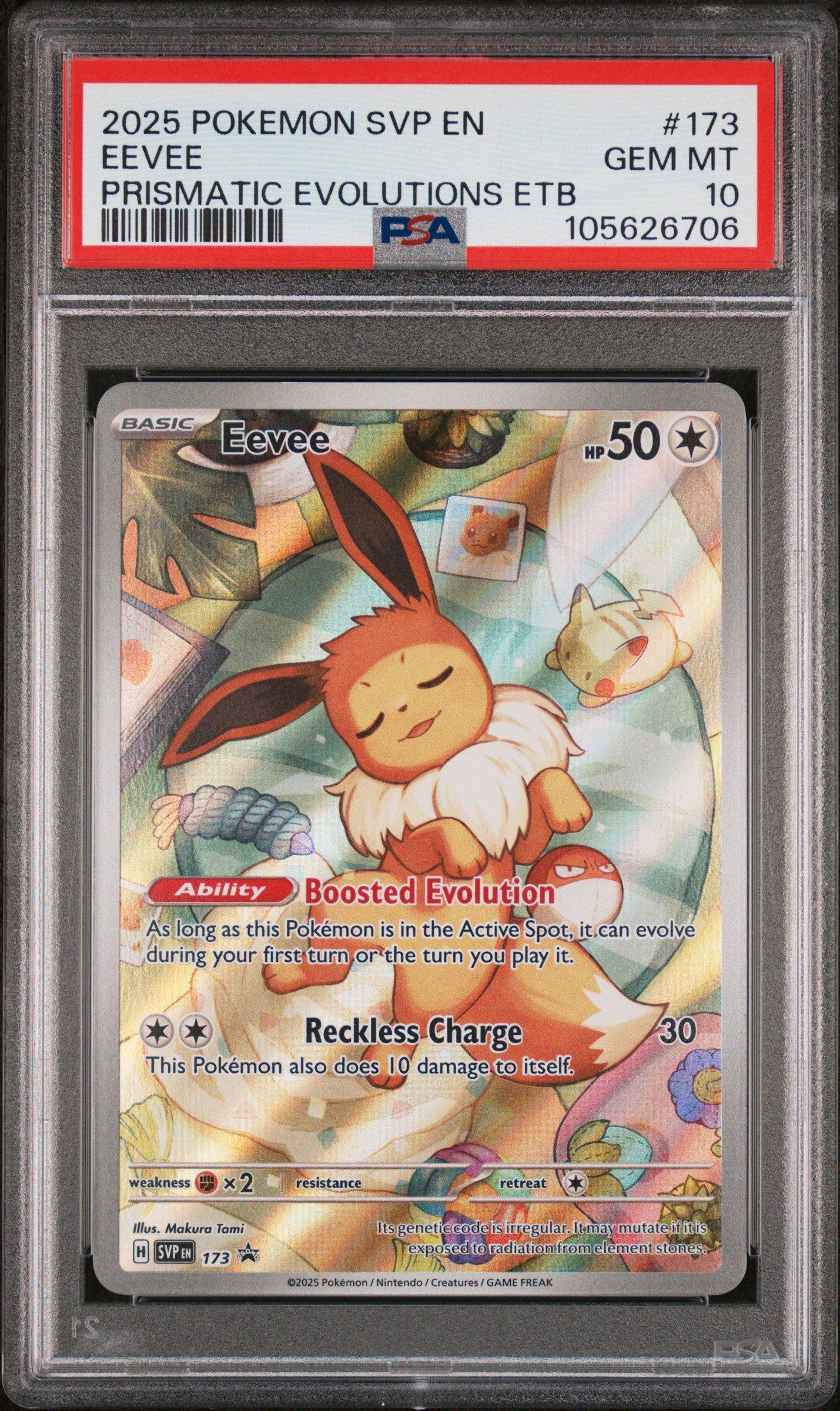 2025 Pokemon Svp En-sv Black Star Promo 173 Eevee Prismatic