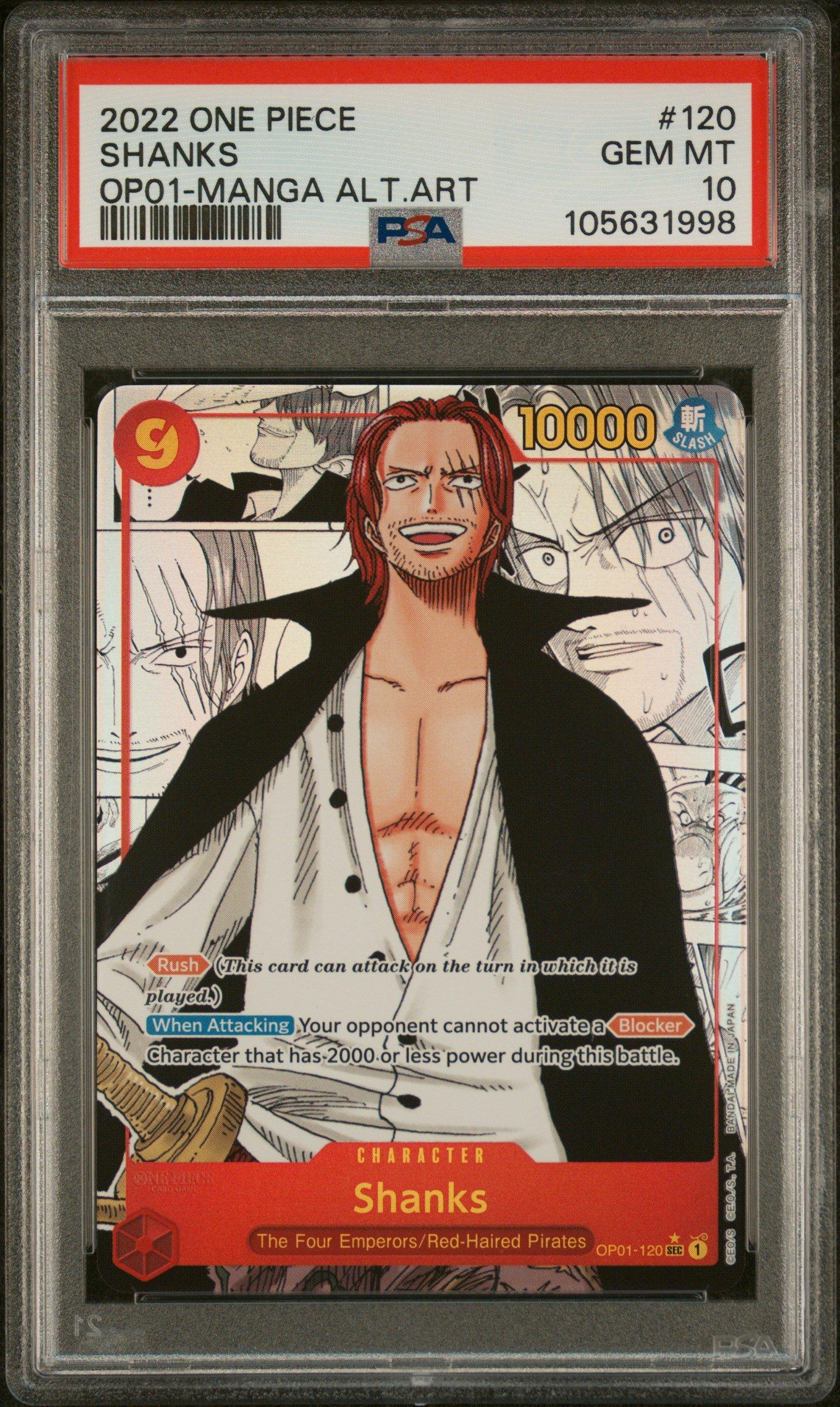 2024 One Piece Prb01-premium Booster -one Piece Card The Best- 120
