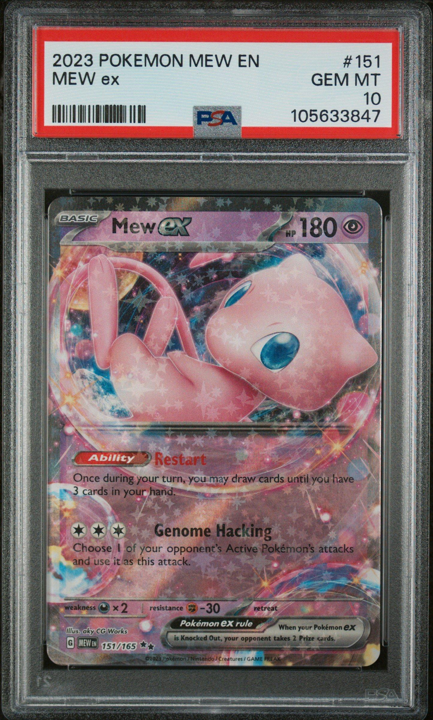 2023 Pokemon Mew En-151 151 Mew Ex PSA