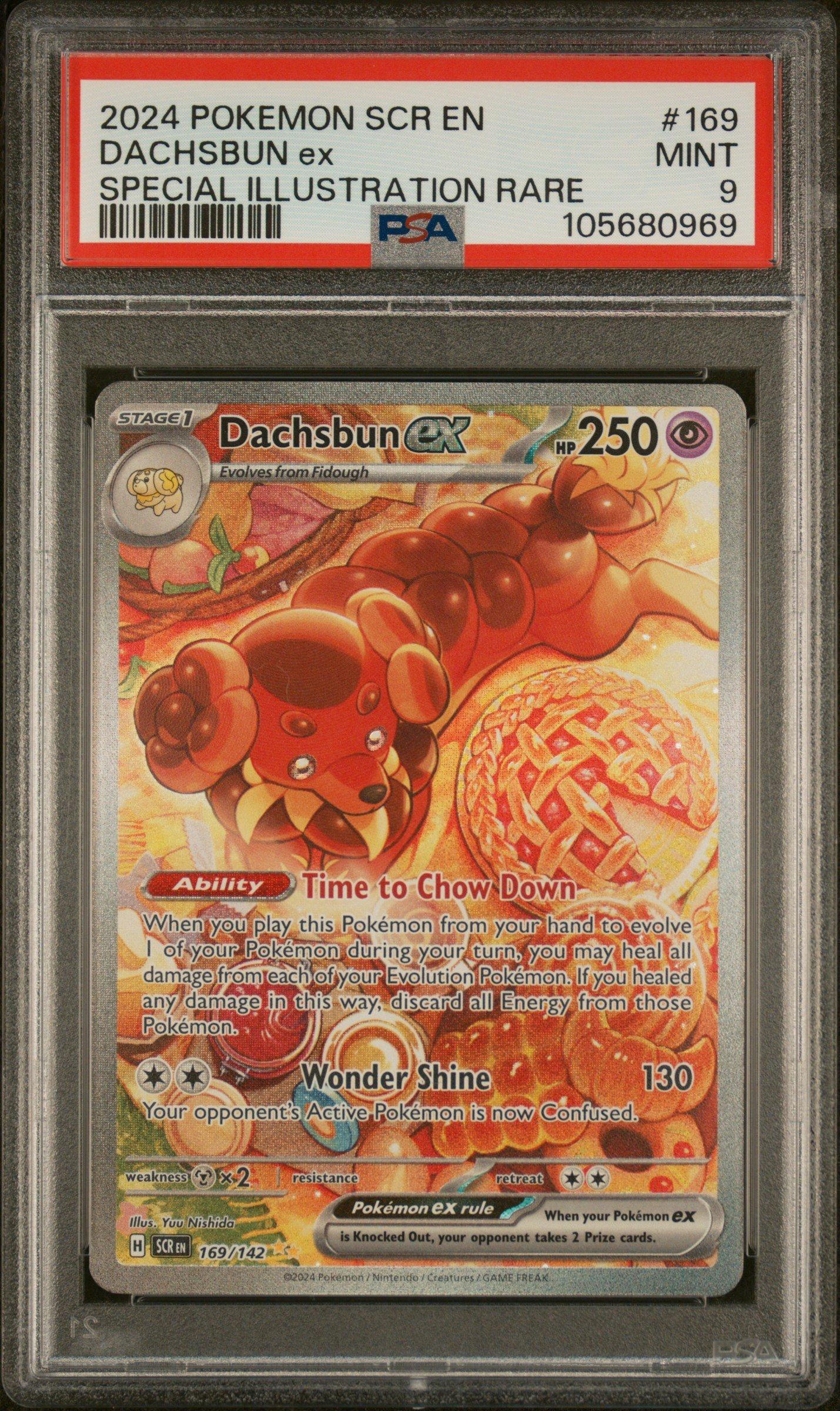dachsbun pokemon card full art ex 067/142 - Stellar Crown Lot Psychic HP Dachsbun 099/198 - Scarlet &