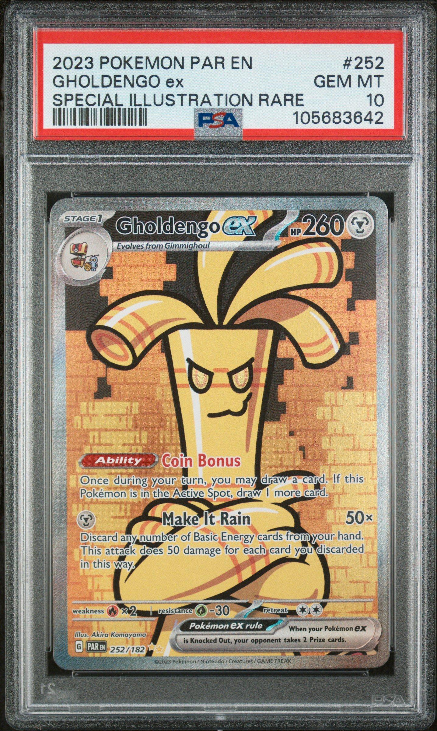 2023 Pokemon Par En-paradox Rift 252 Gholdengo Ex Special