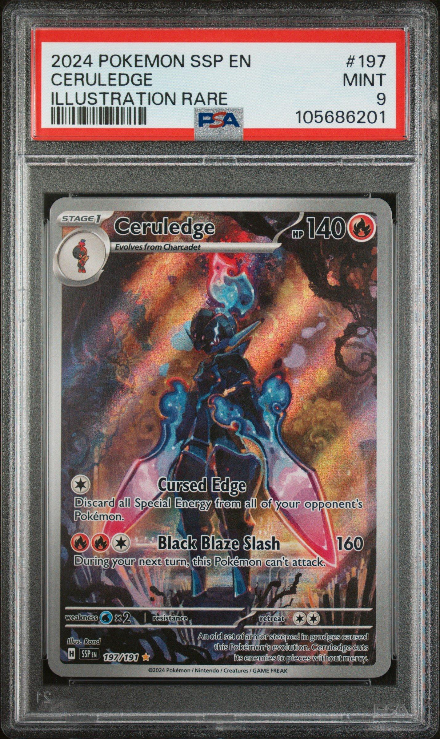2024 Pokemon Ssp En-surging Sparks 197 Ceruledge Illustration Rare