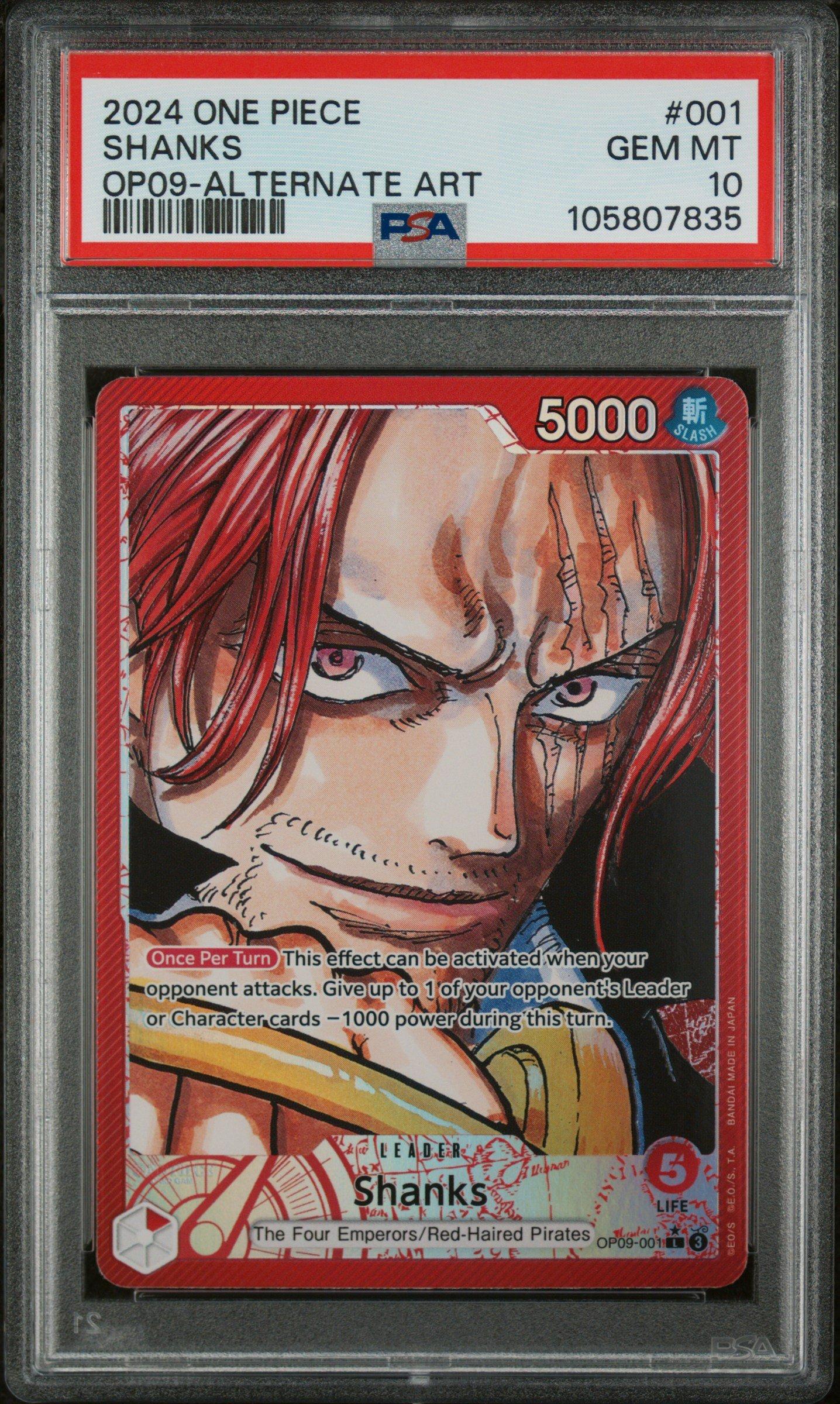 2024 One Piece Op09-emperors In The New World 001 Shanks Alternate