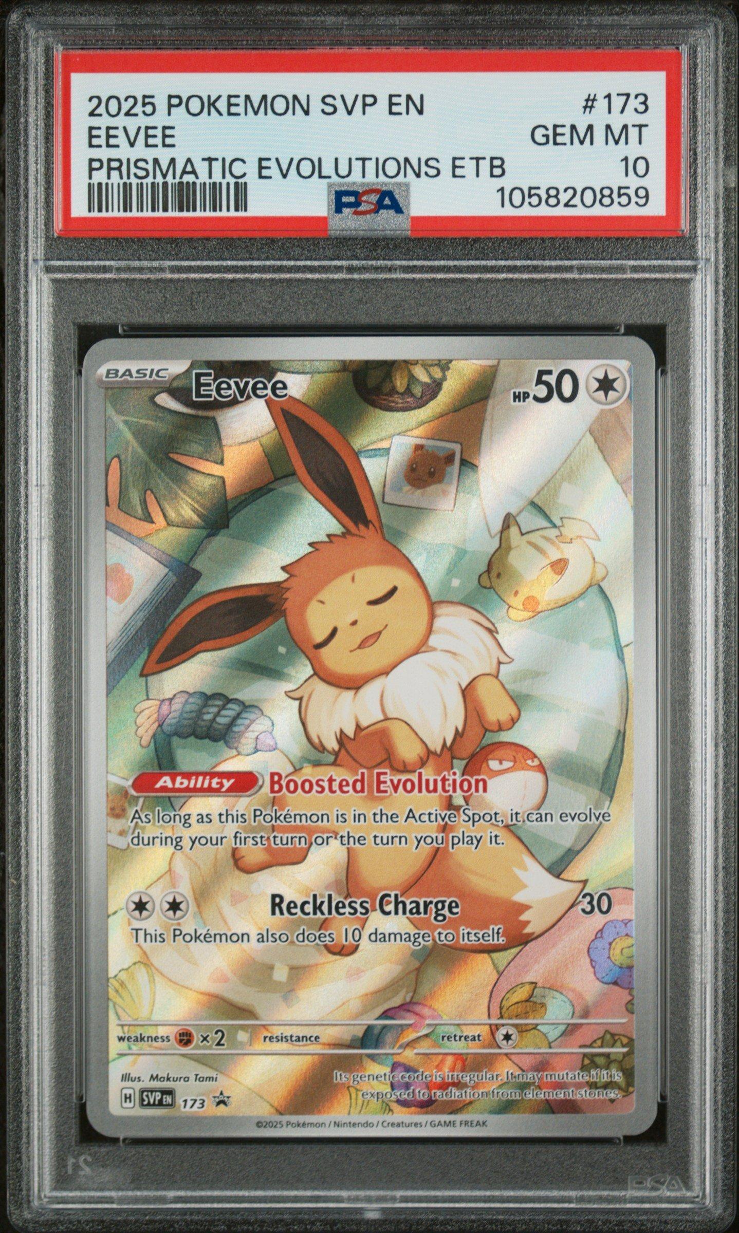 2025 Pokemon Svp En-sv Black Star Promo 173 Eevee Prismatic