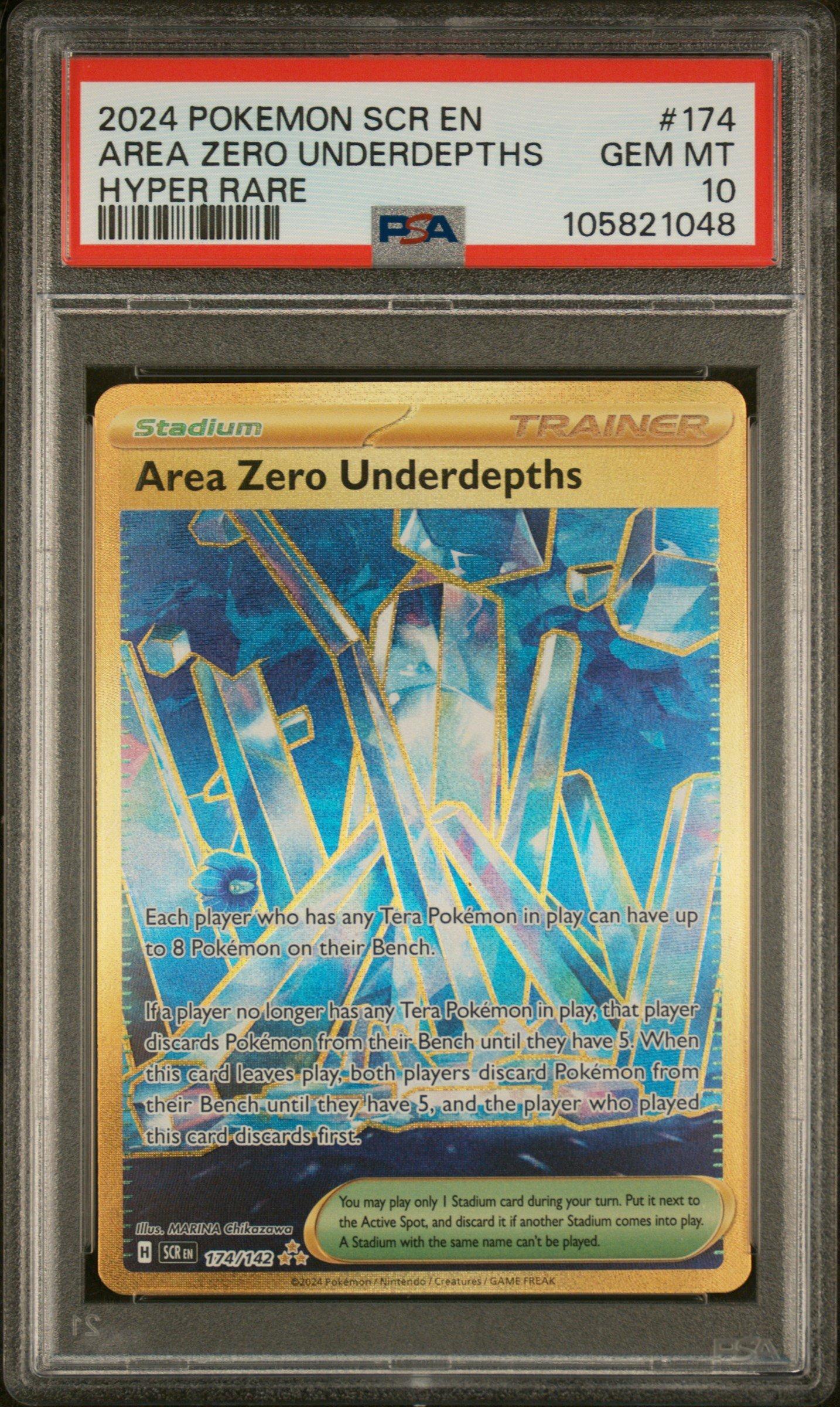 2024 Pokemon Scr En-stellar Crown 174 Area Zero Underdepths Hyper