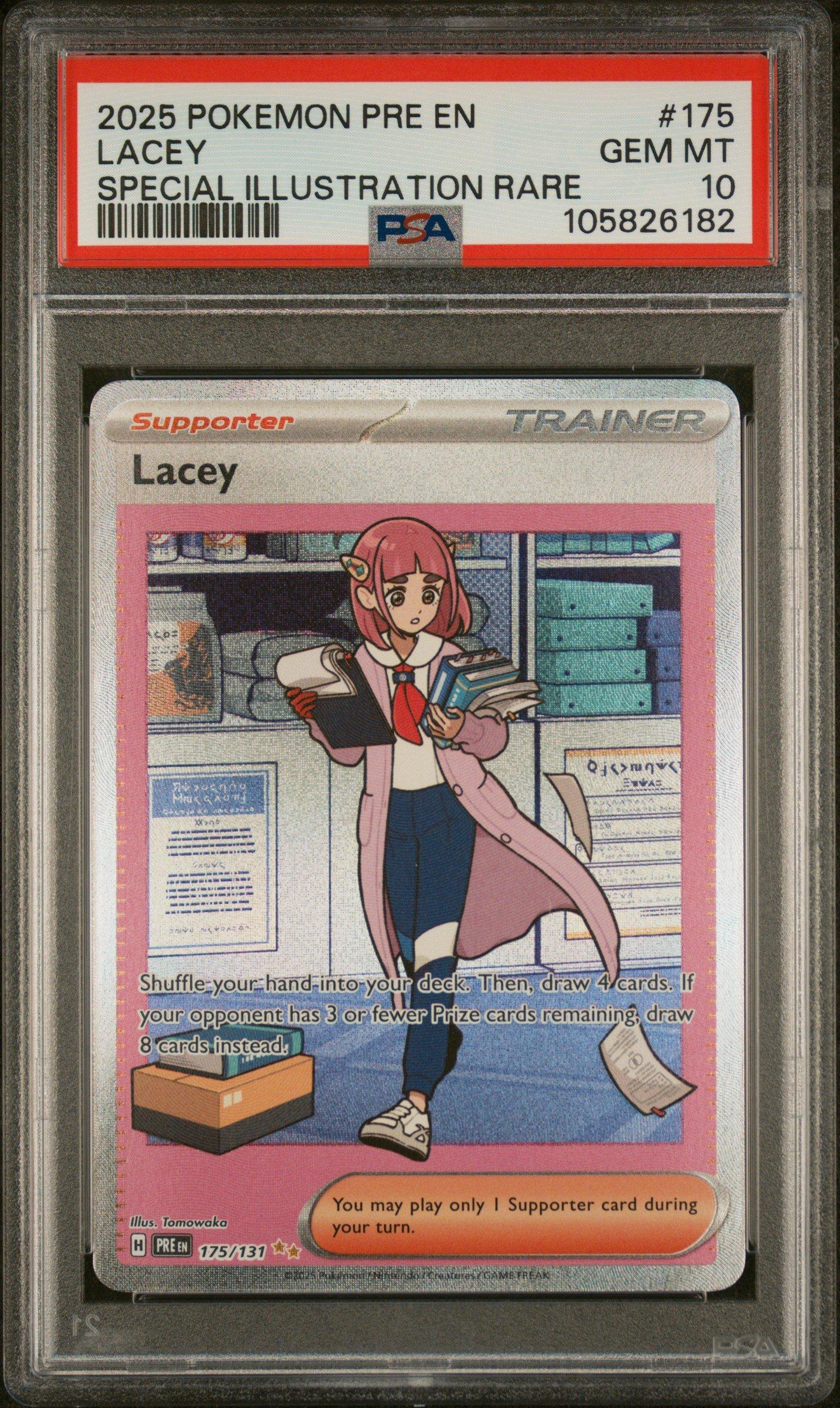 2025 Pokemon Pre En-prismatic Evolutions 175 Lacey Special