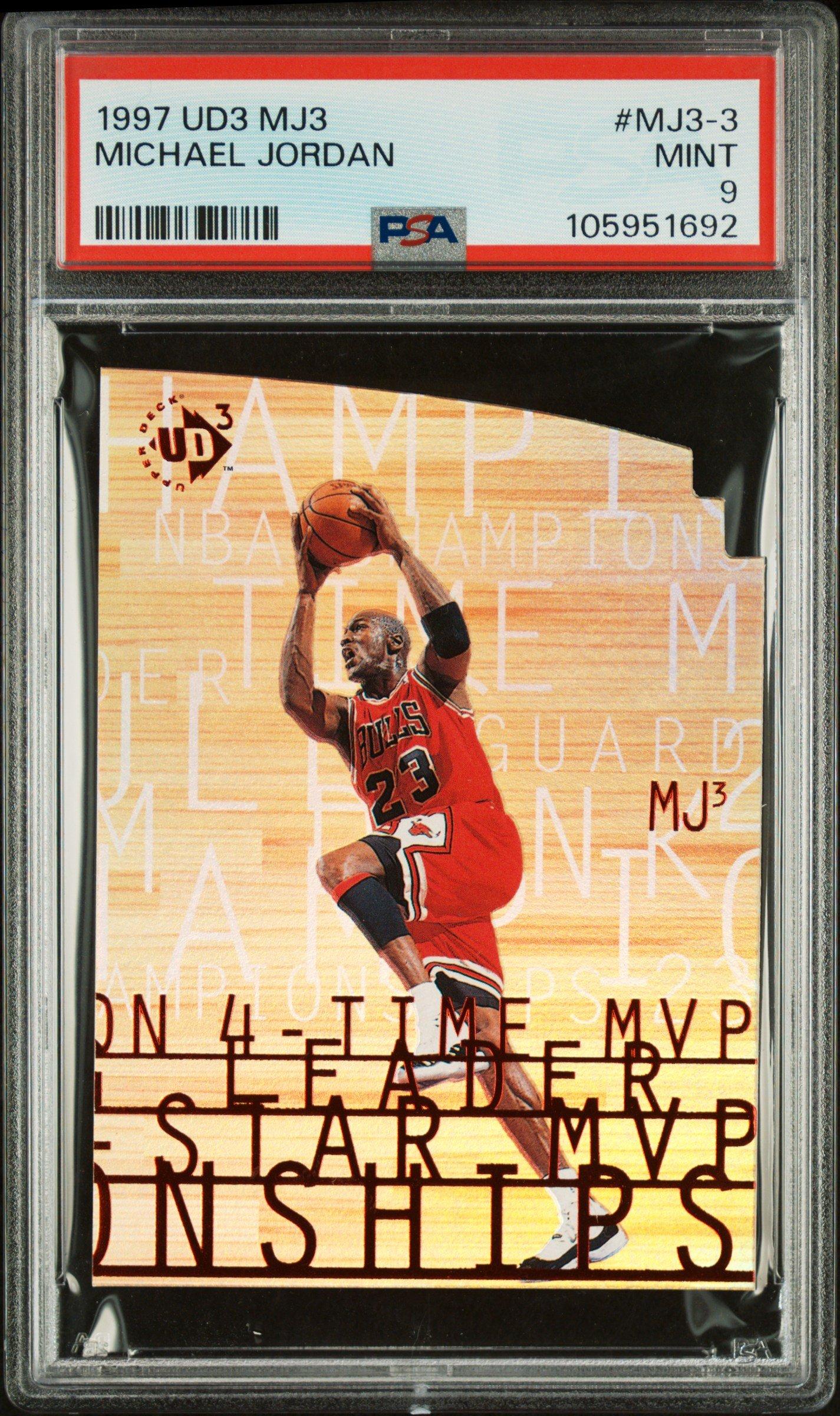 1997 Ud3 Mj3 Mj3-3 Michael Jordan PSA 9 Graded Card | GameStop
