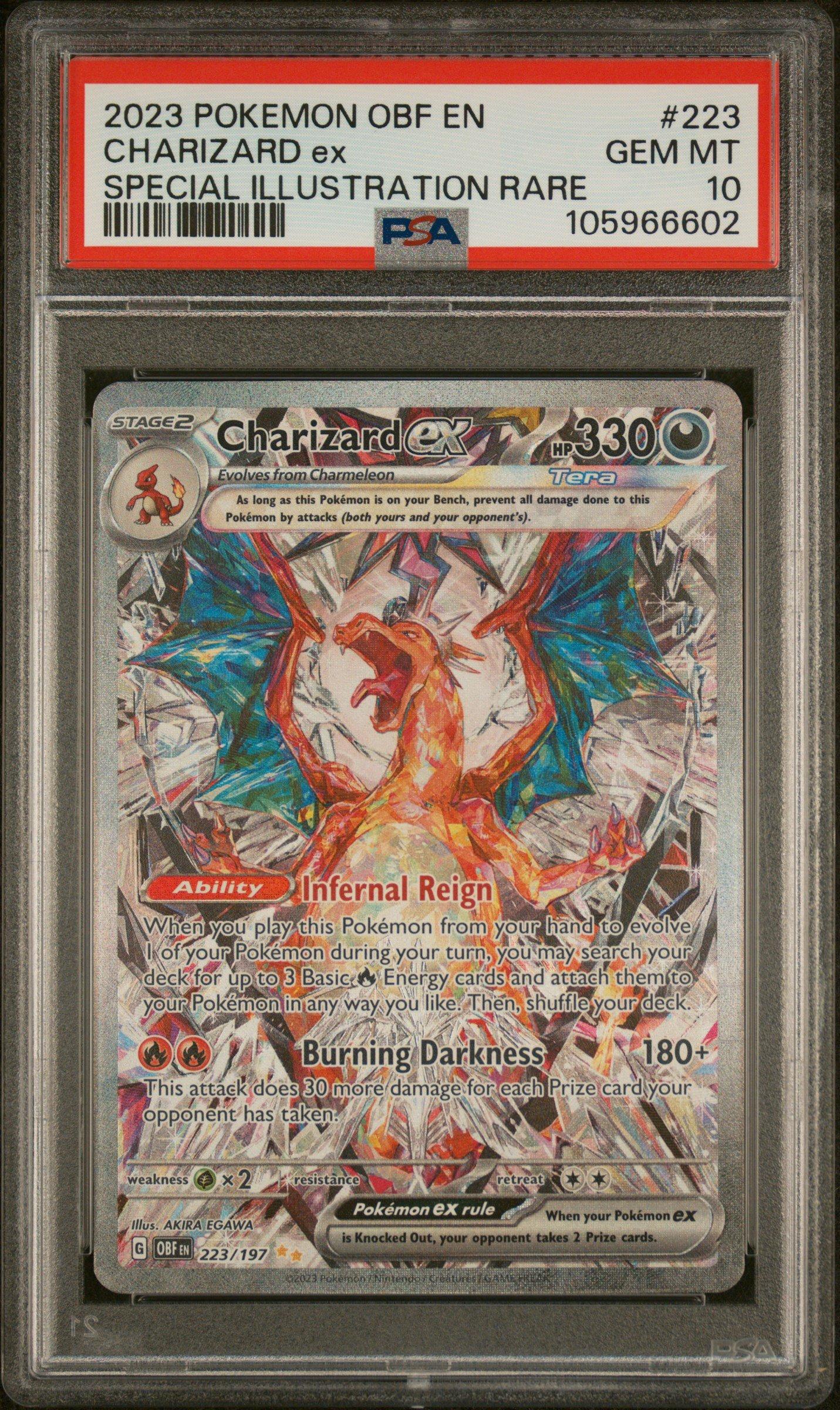 2023 Pokemon Obf En-obsidian Flames 223 Charizard Ex Special