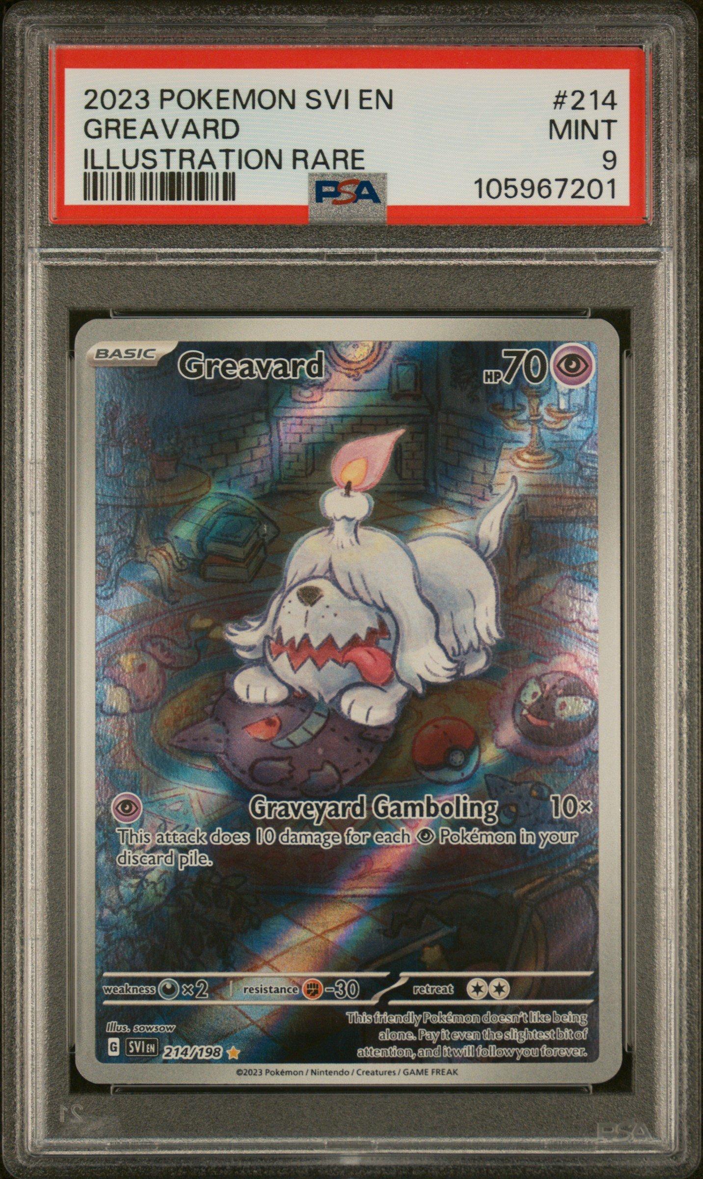 greavard shiny pokemon card SV4A 274/190 : Japanese  PokeChalet Black Star Promos Type 2023 Pokemon Svi En-scarlet &