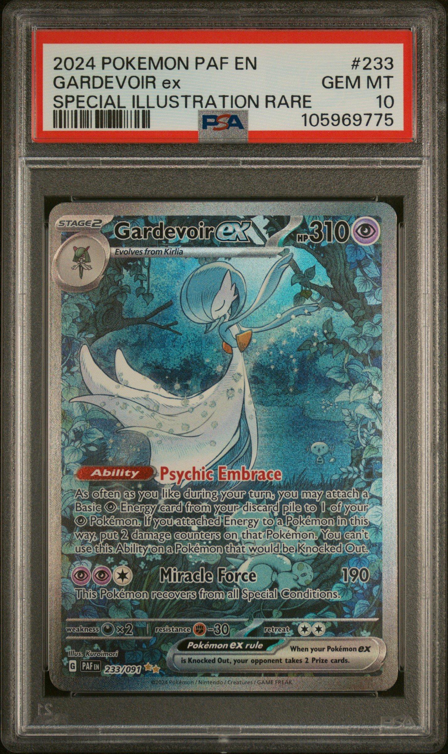 2024 Pokemon Paf En-paldean Fates 233 Gardevoir Ex Special