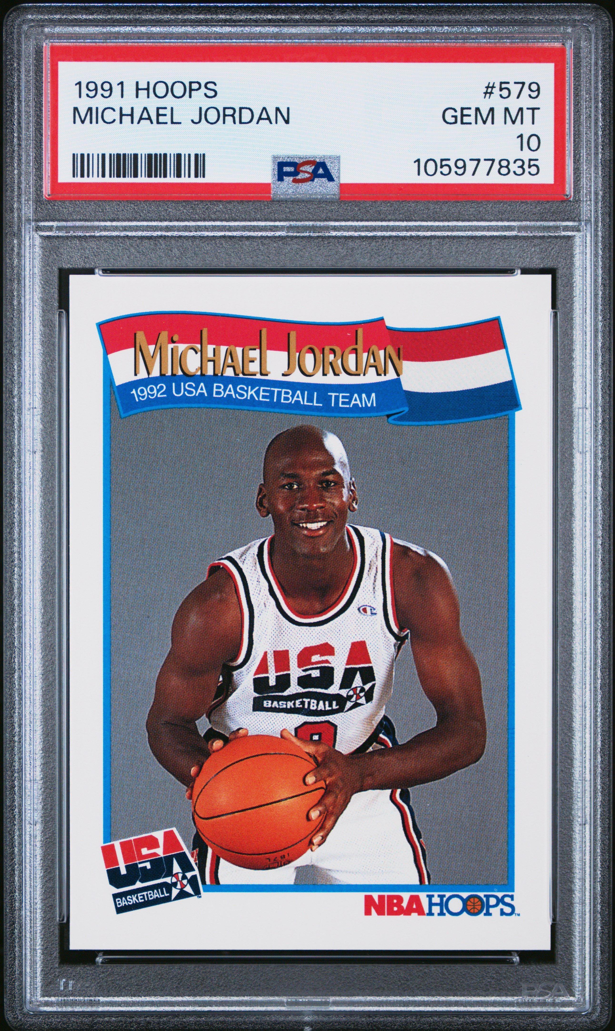 1991 Hoops 579 Michael Jordan PSA
