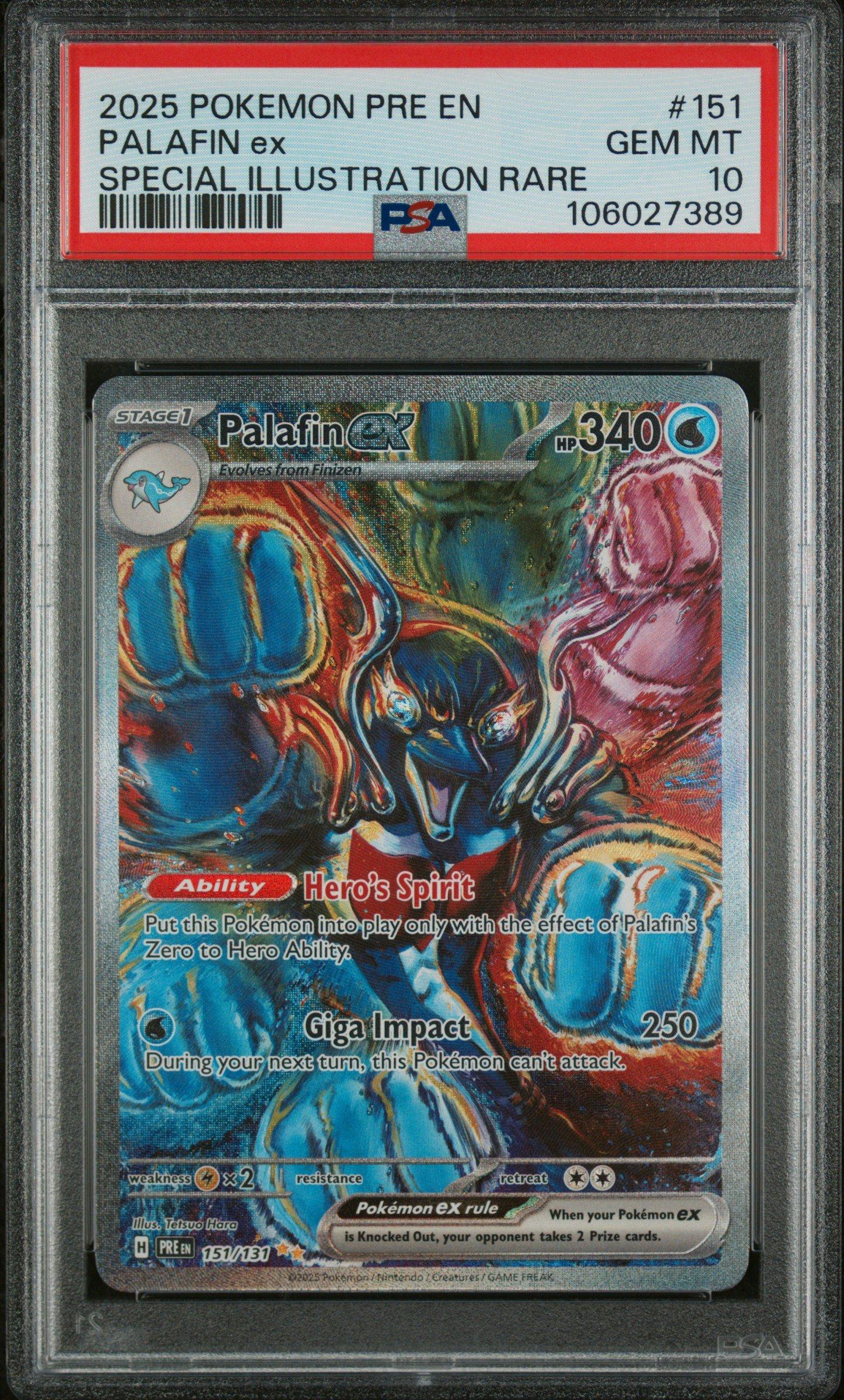 エーフィGX #211 SPECIAL ART RARE PSA 10 2025 One Piece Op11-a Fist Of Divine Speed 080 Gear Two Alternate