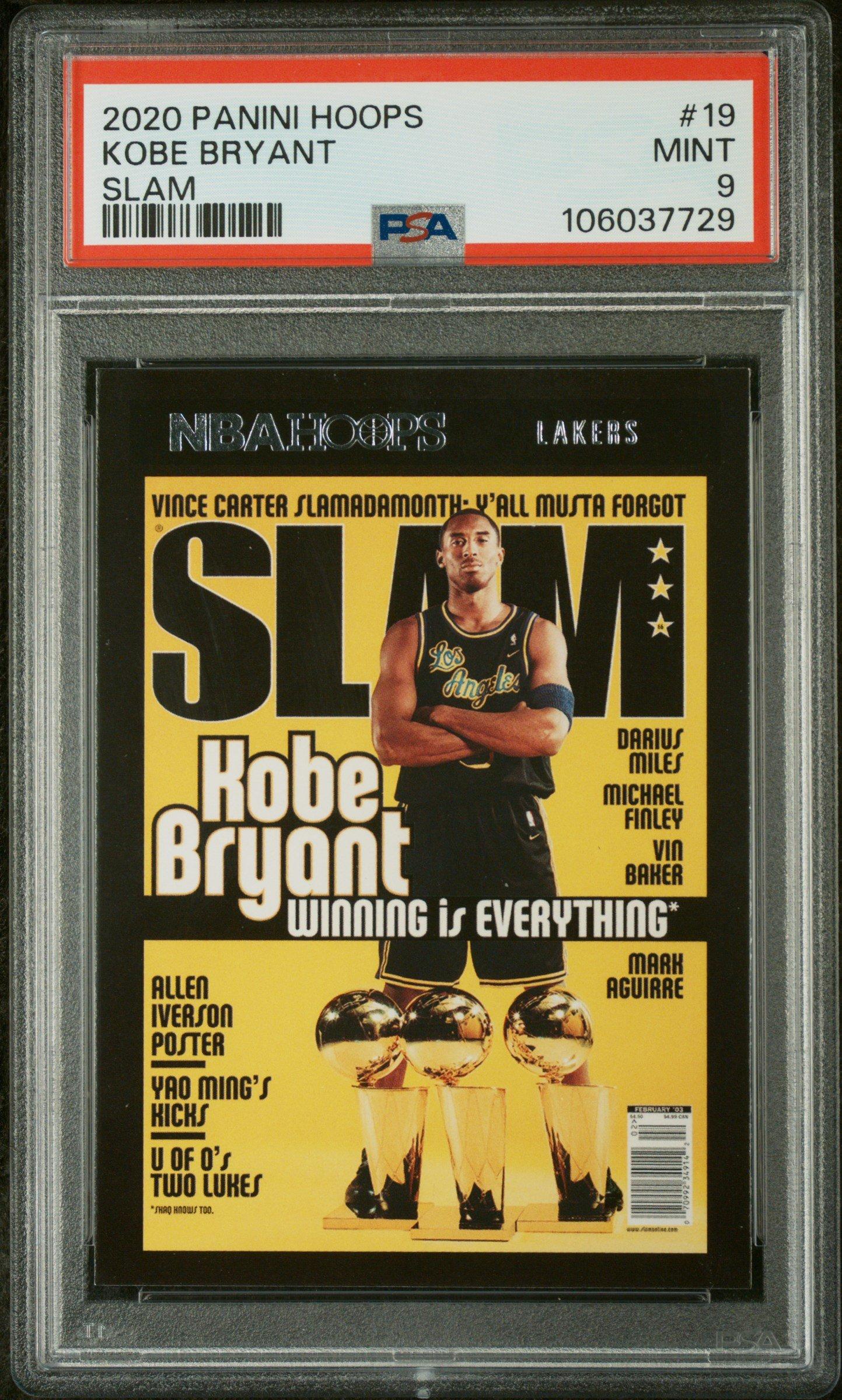 2020 Panini Hoops Slam 19 Kobe Bryant PSA 9 Graded Card | GameStop