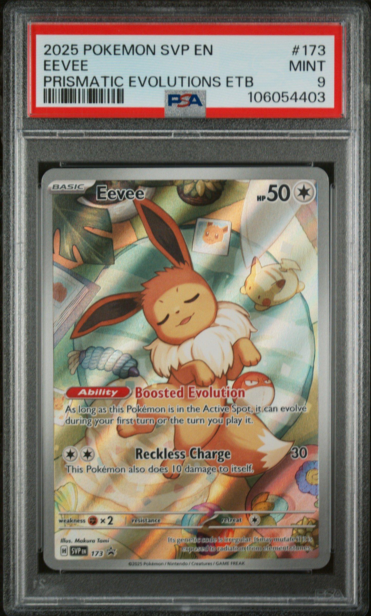 2025 Pokemon Svp En-sv Black Star Promo 173 Eevee Prismatic