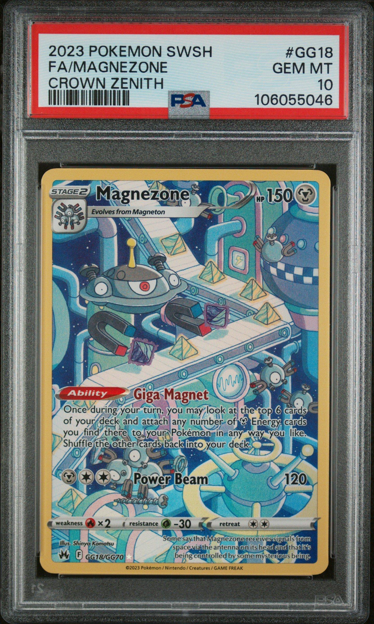 2023 Pokemon Sword And Shield Crown Zenith Gg18 Full Art/magnezone