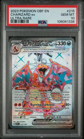 2023 Pokemon Obf En-obsidian Flames 215 Charizard Ex Ultra Rare