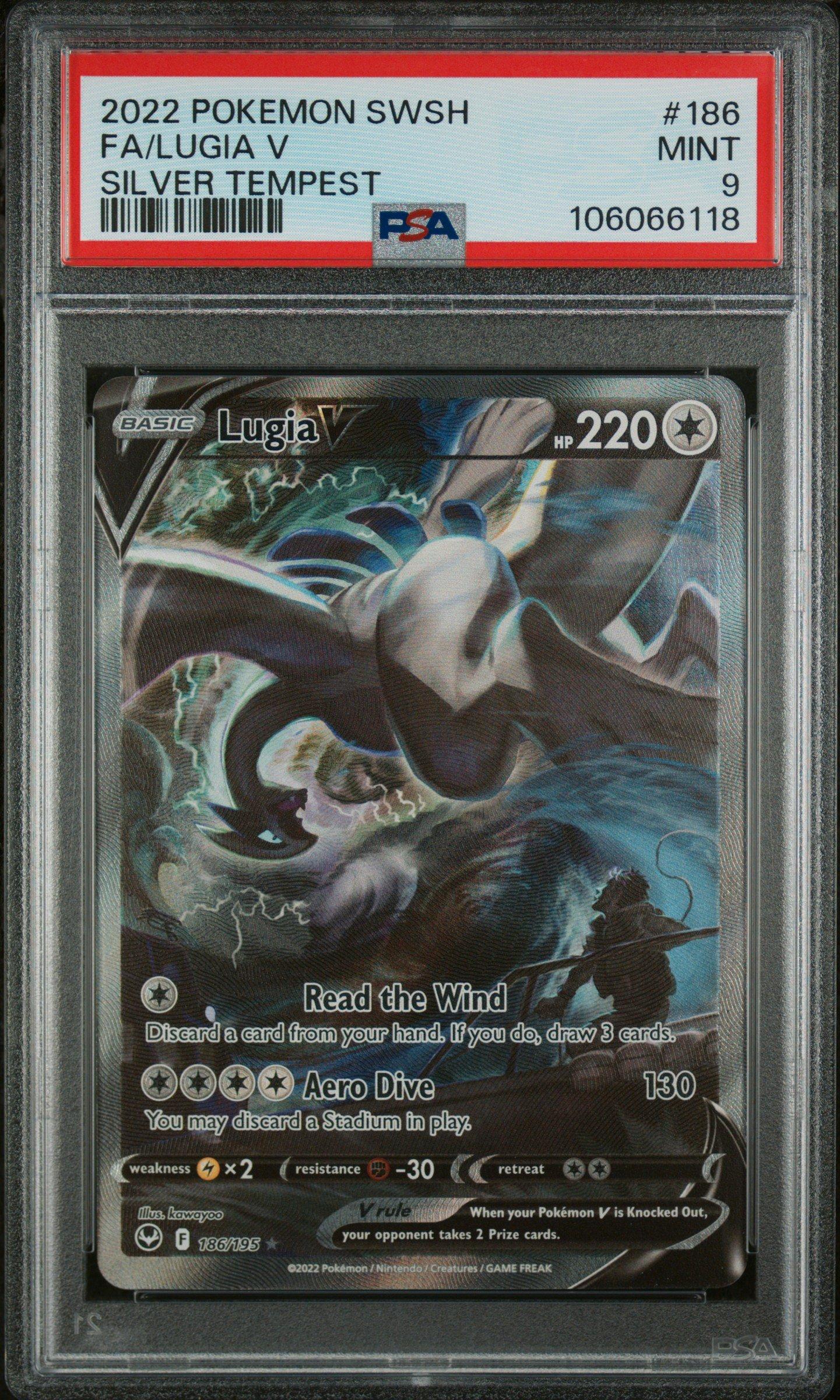 lugia pokemon card full art Lugia V 186/195 main image 0