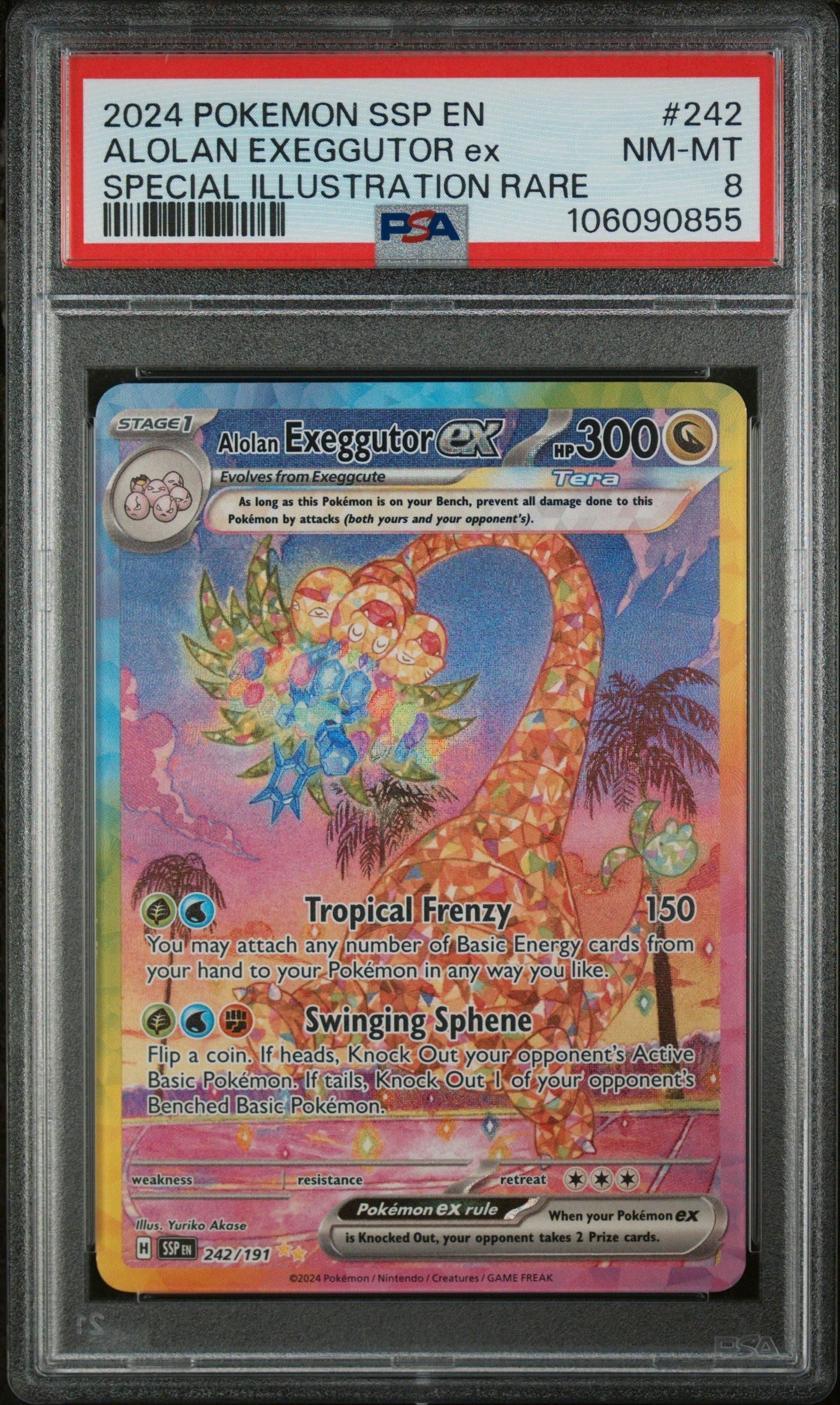 2024 Pokemon Ssp En-surging Sparks 242 Alolan Exeggutor Ex Special