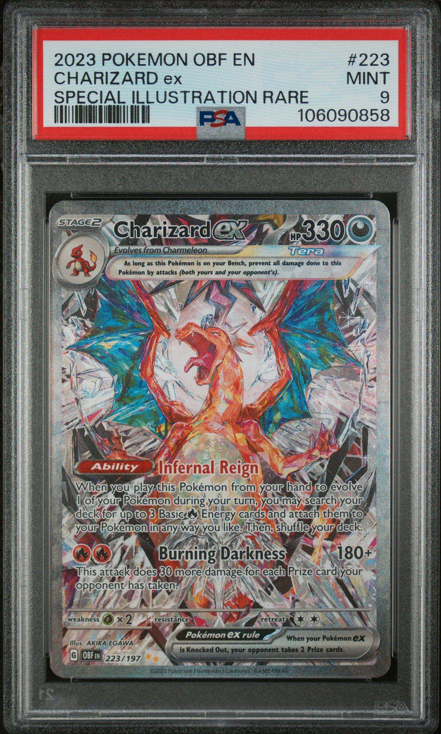 2023 Pokemon Obf En-obsidian Flames 223 Charizard Ex Special