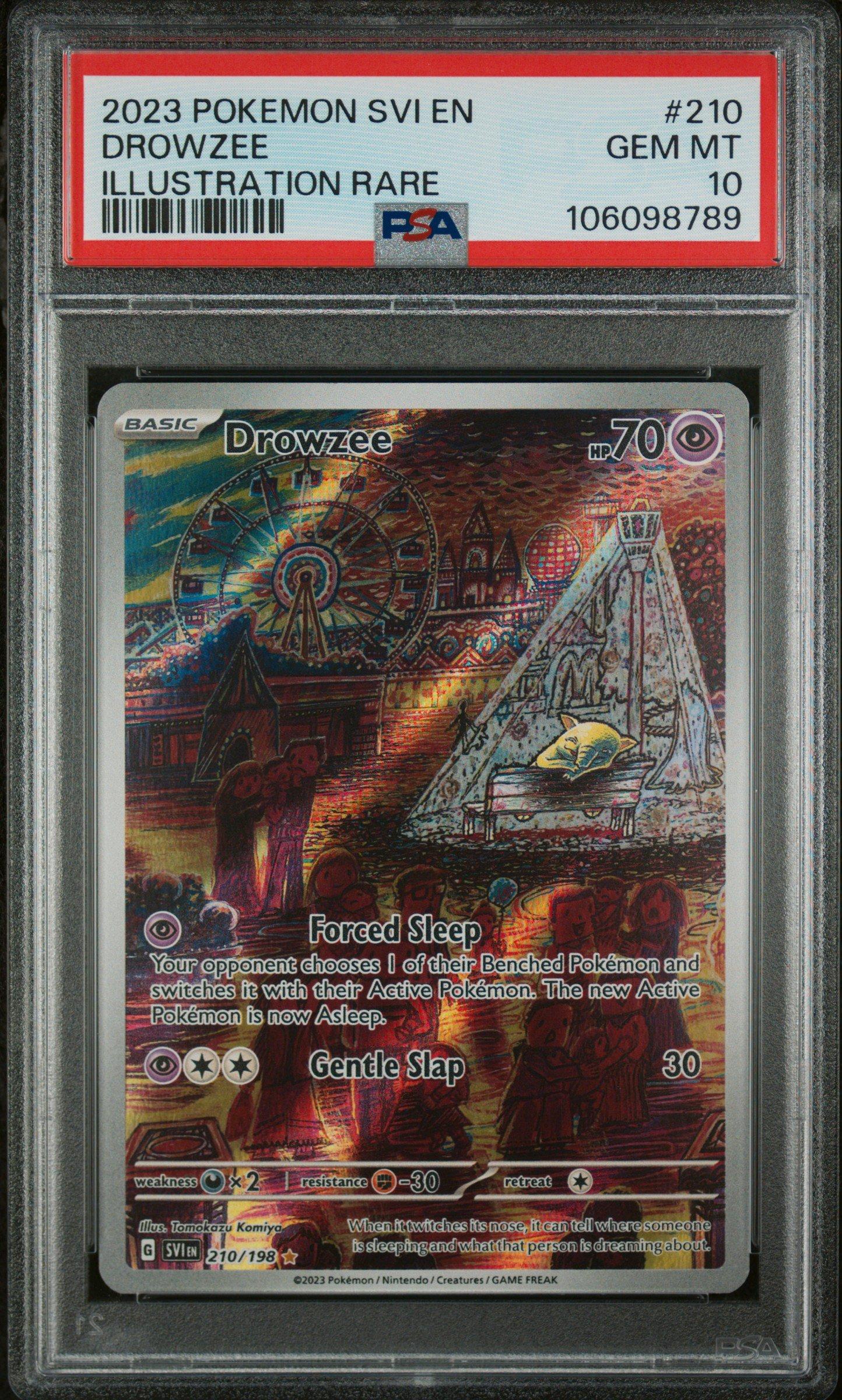 2023 Pokemon Svi En-scarlet & Violet 210 Drowzee Illustration Rare