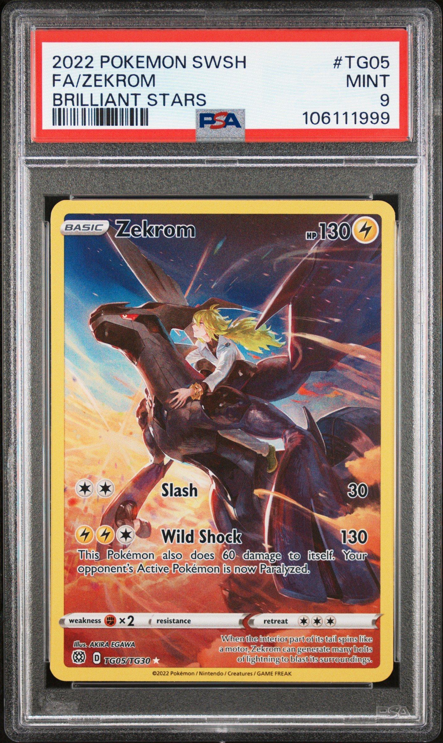 brilliant stars graded cards 2022 Pokemon Sword & Shield Brilliant Stars 153 Full Art/charizard V PSA 10