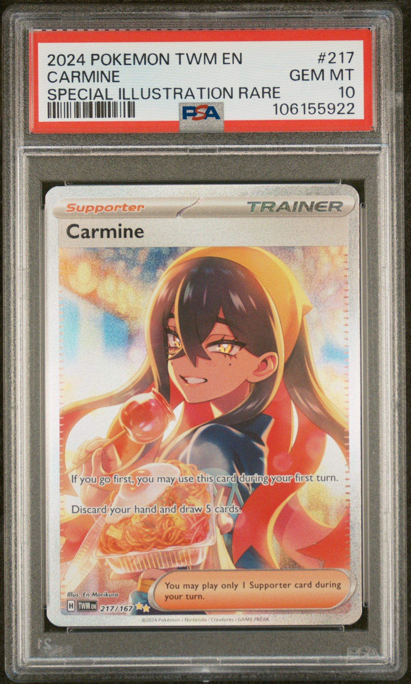 2024 Pokemon Twm En-twilight Masquerade 217 Carmine Special
