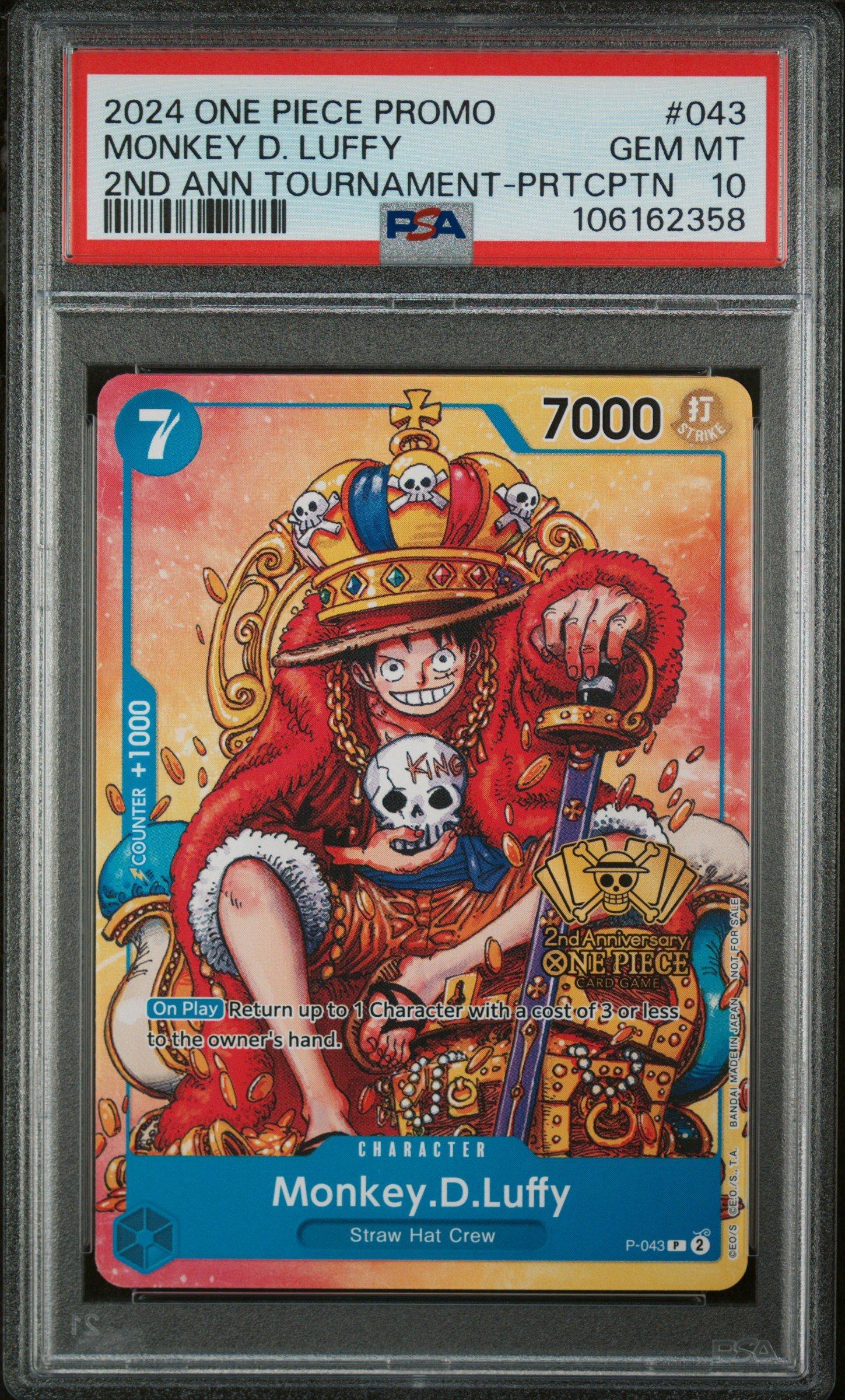 2024 One Piece Promos 043 Monkey D. Luffy 2nd Anniversary