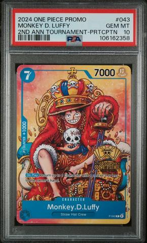 Monkey D Luffy PSA Magazine Promo OP05-060 Sealed One Piece