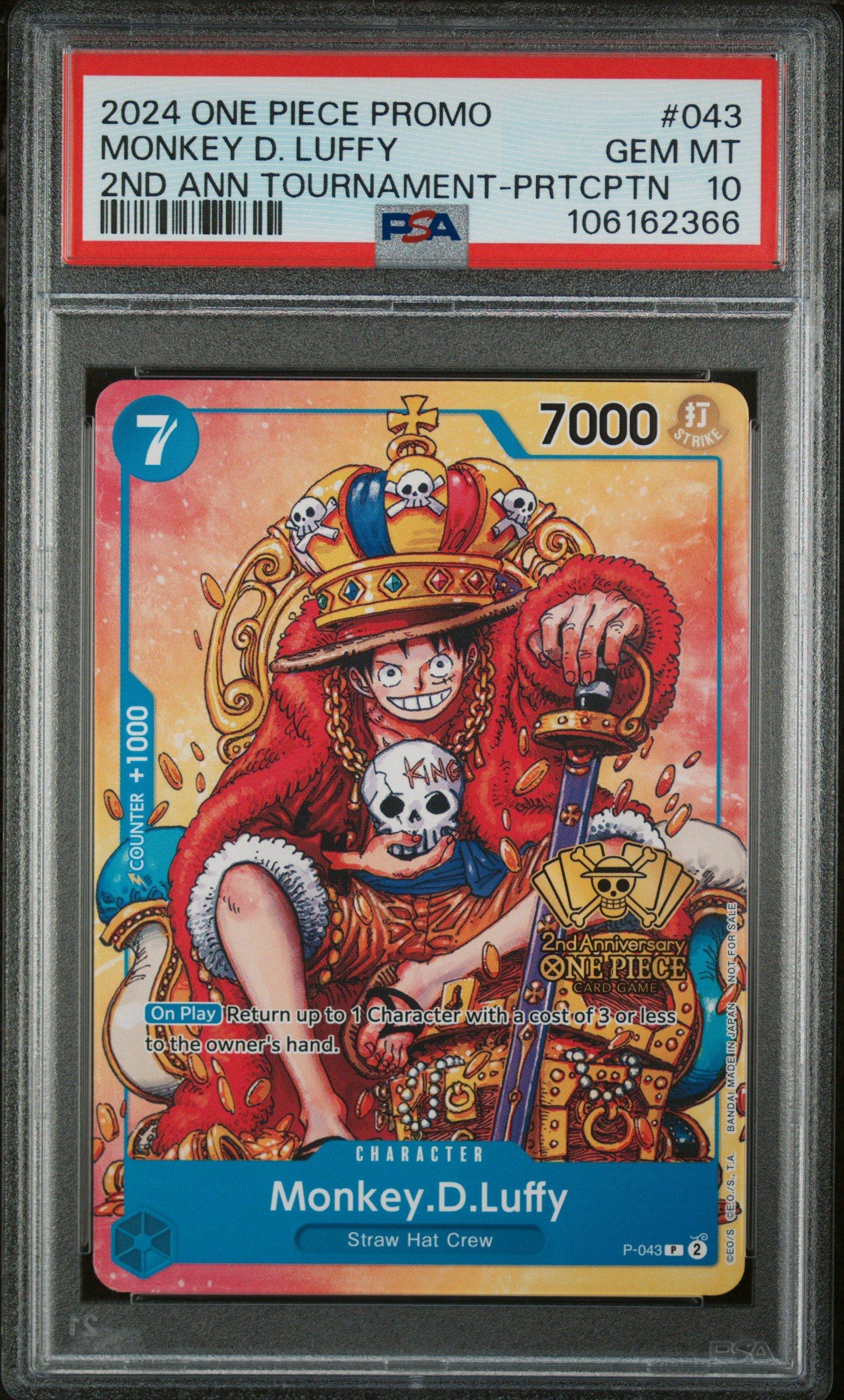 2024 One Piece Promos 043 Monkey D. Luffy 2nd Anniversary