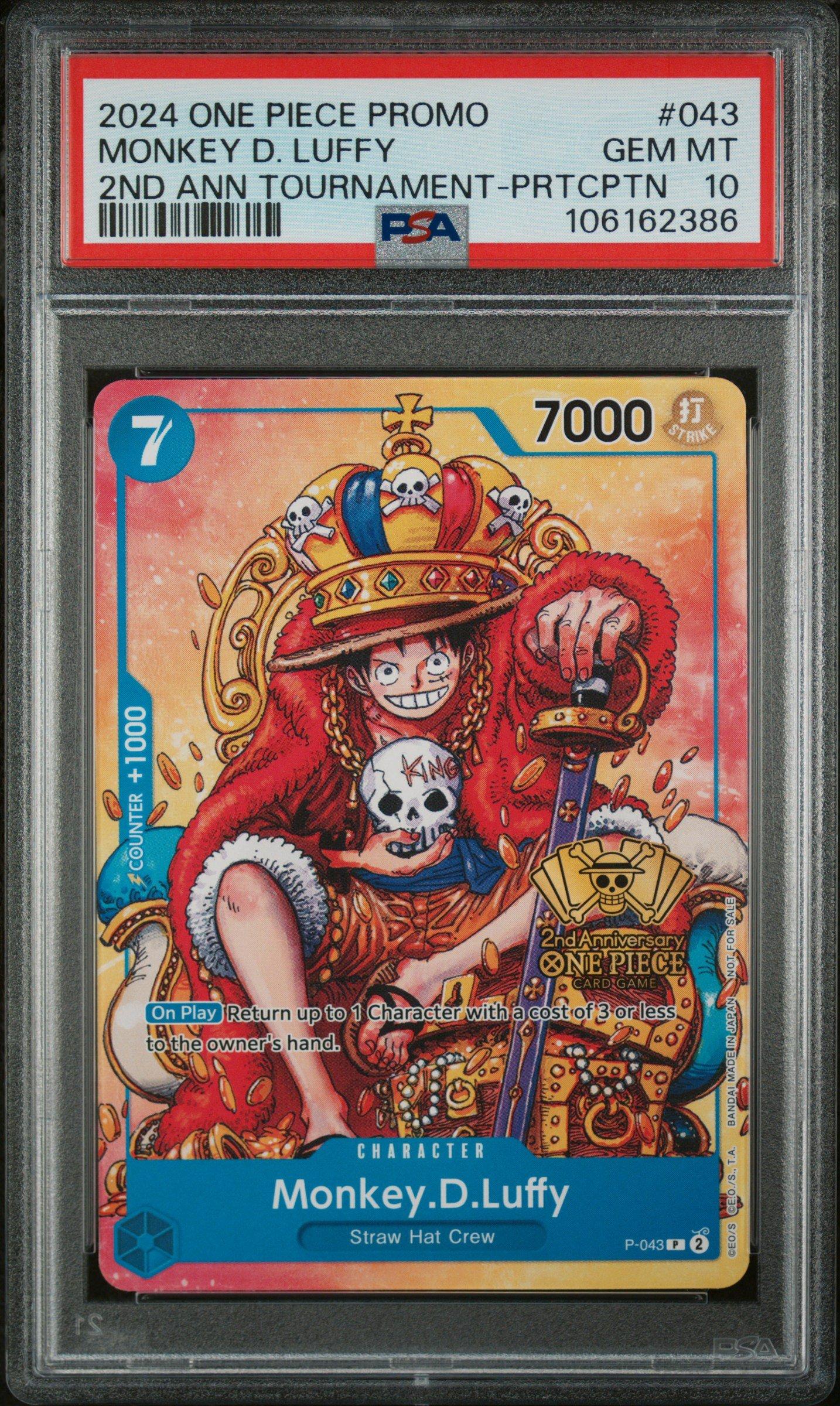 2024 One Piece Promos 043 Monkey D. Luffy 2nd Anniversary