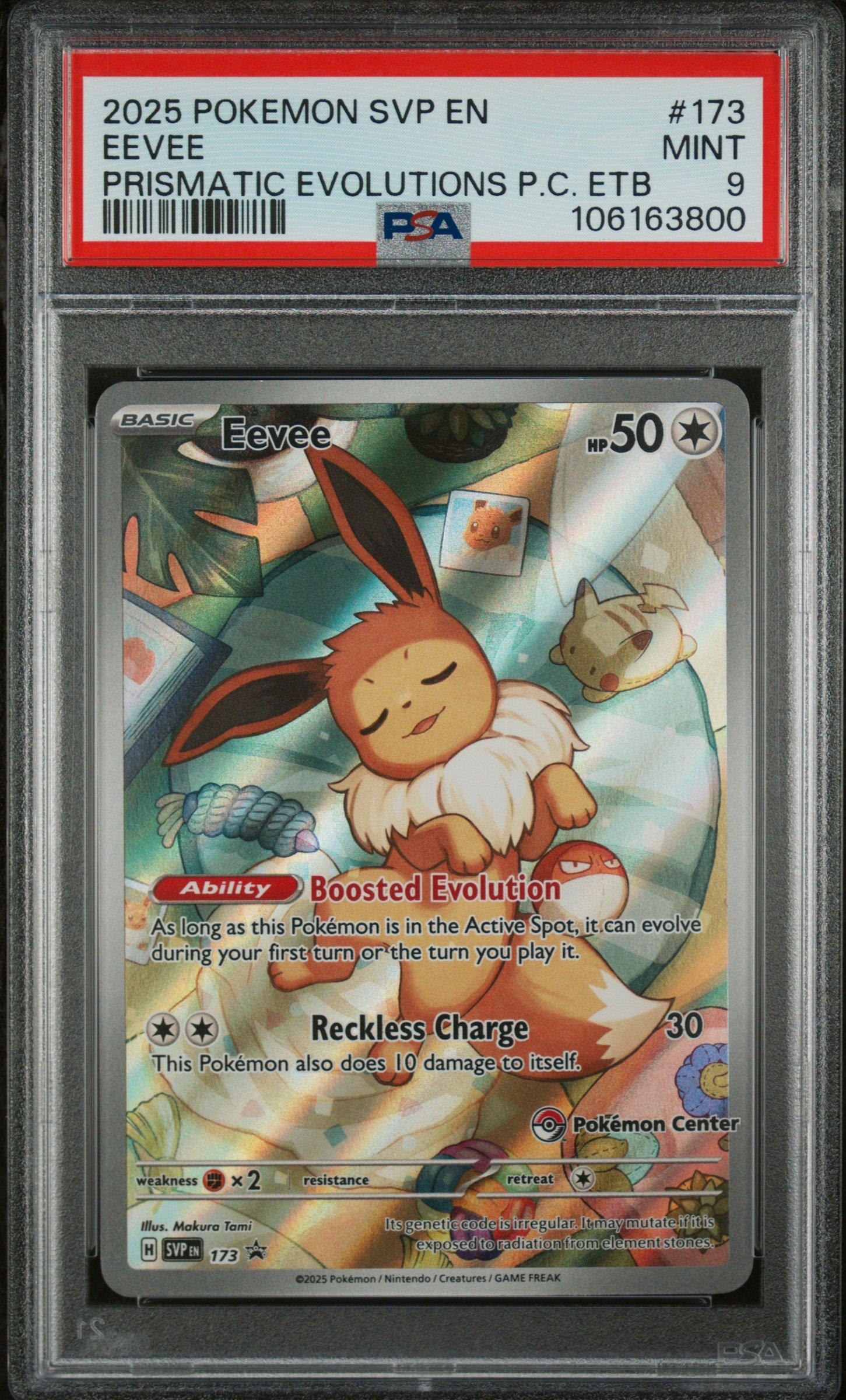 2025 Pokemon Svp En-sv Black Star Promo 173 Eevee Prismatic