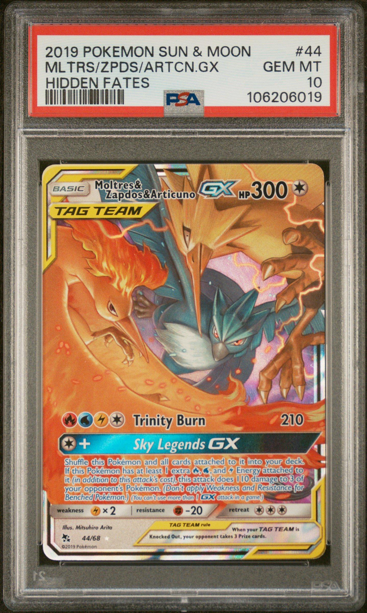 pokemon zapdos moltres articuno card Amazon.com: Galarian - Pokmon Crown Zenith - Promo Lot Colorless Trinity Burn (210) Colorless Sky Legends 2019 Pokemon Sun & Moon