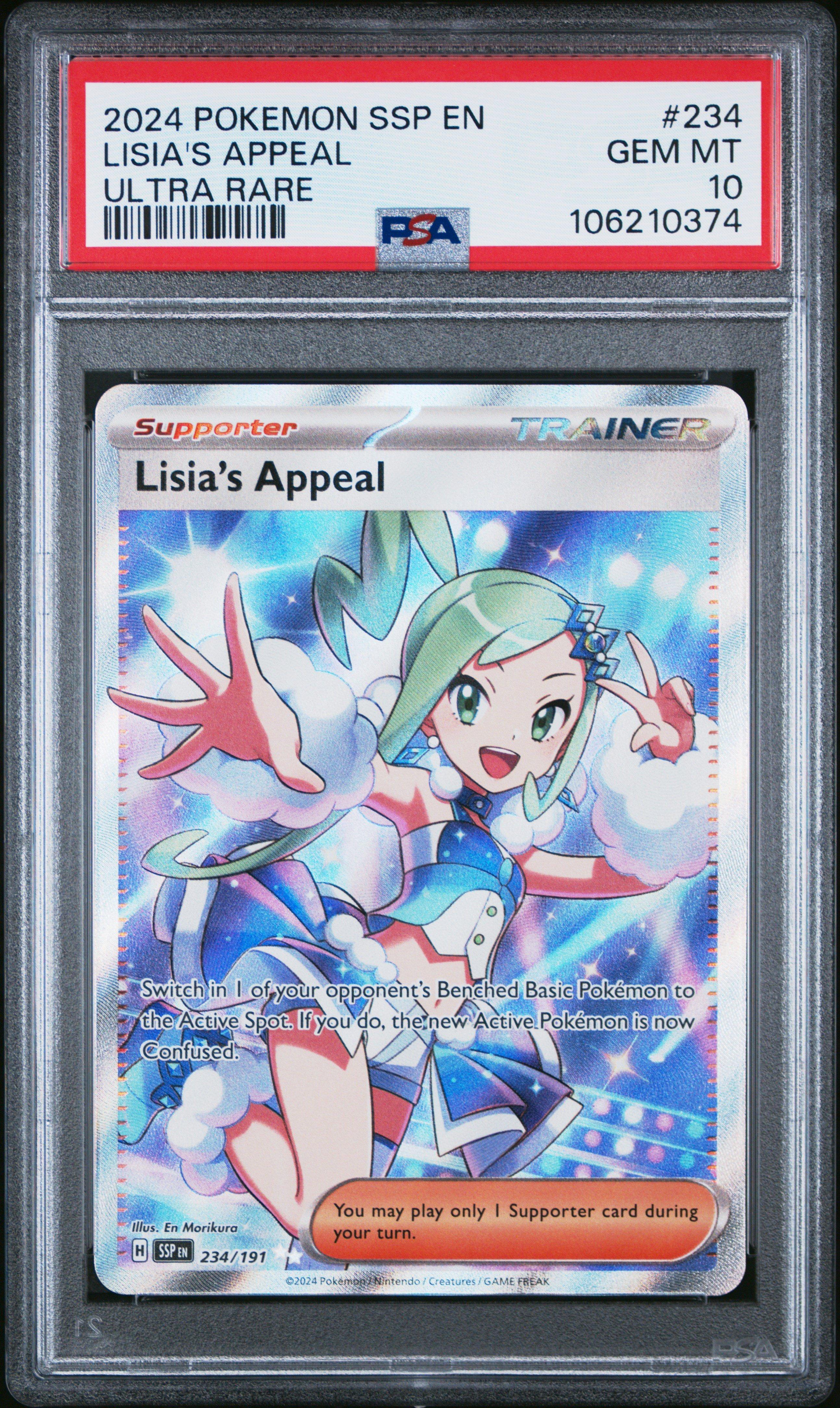 2024 Pokemon Ssp En-surging Sparks 234 Lisia's Appeal Ultra Rare
