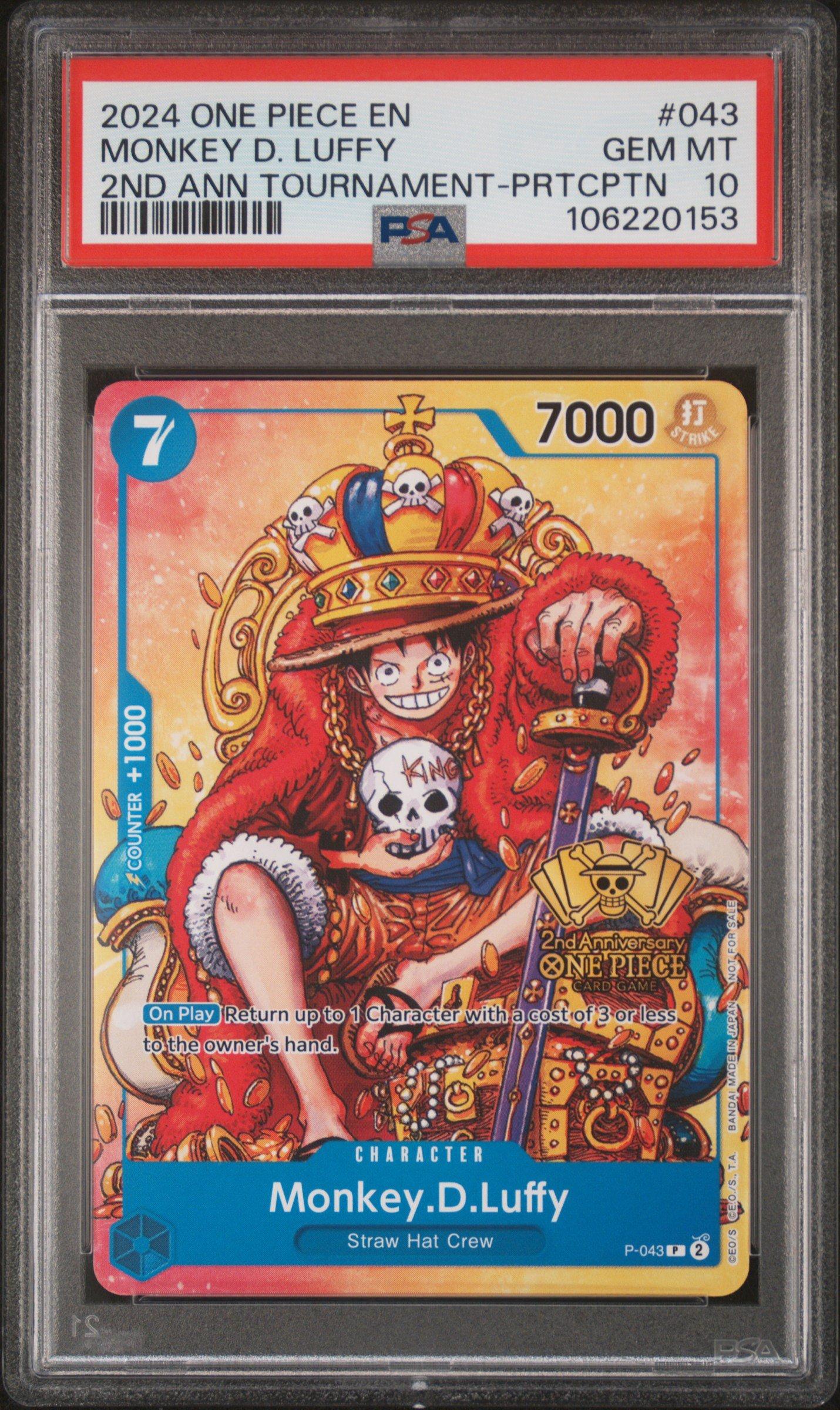 2024 One Piece Promos 043 Monkey D. Luffy 2nd Anniversary