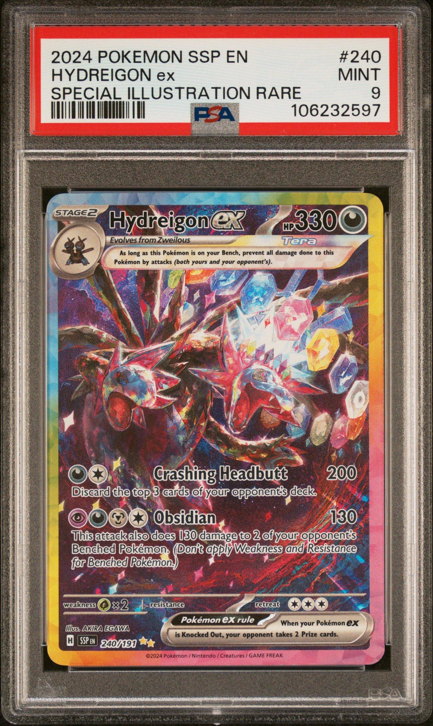 PSA10 2024 ポケモンカード ジバコイル ART RARE 2024 Pokemon Ssp En-surging Sparks 240 Hydreigon Ex Special