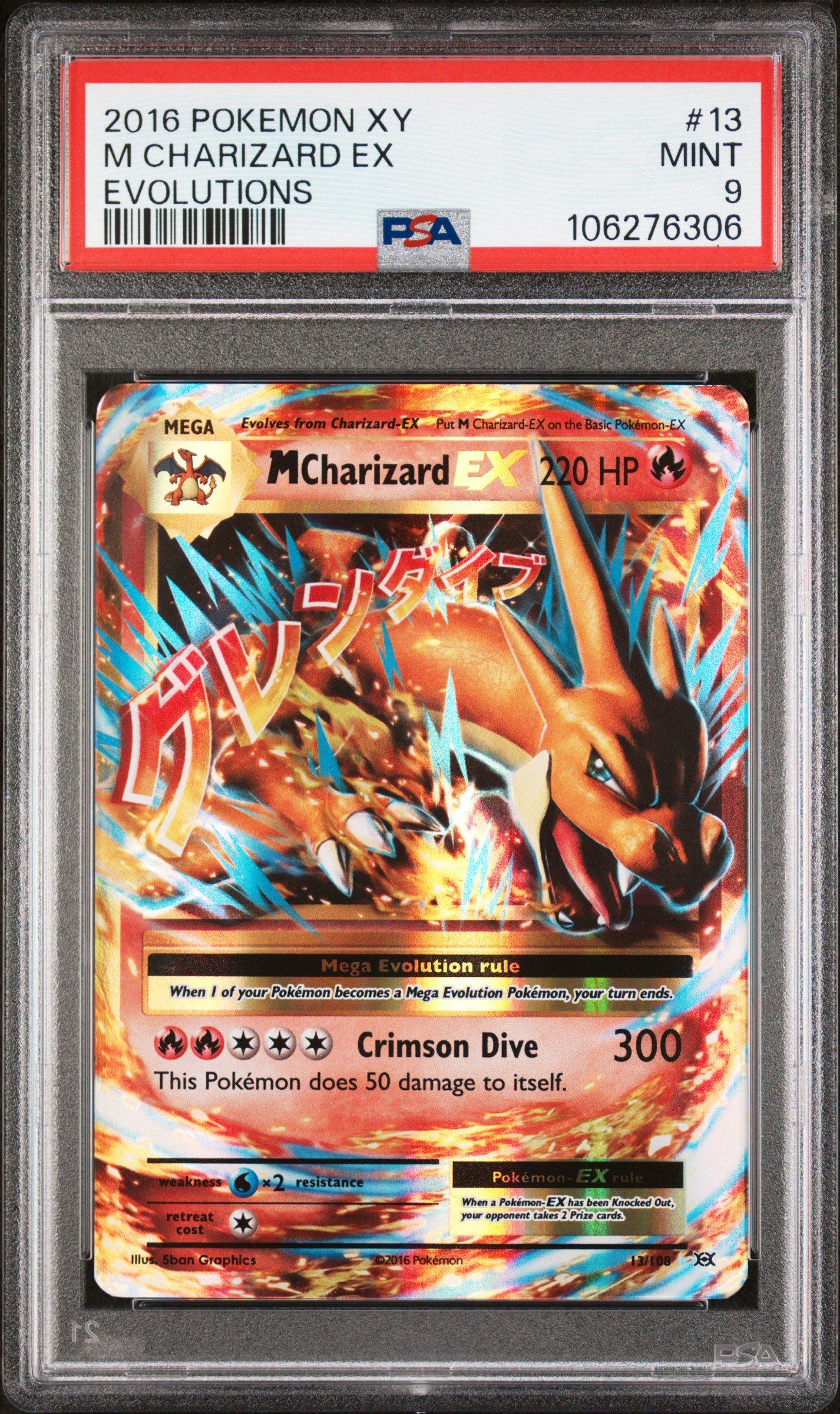 2016 Pokemon Xy Evolutions Charizard Ex PSA