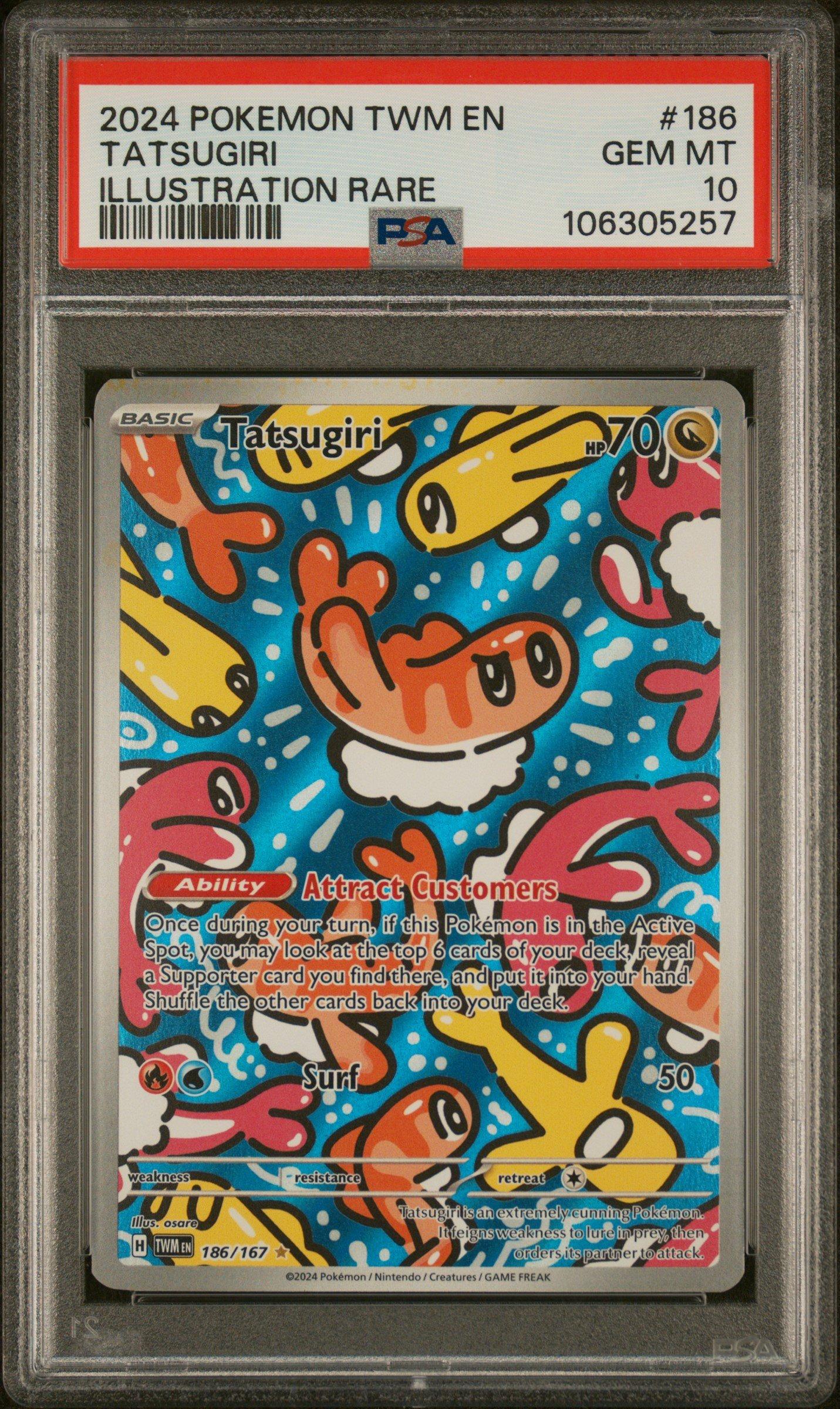 2024 Pokemon Twm En-twilight Masquerade 186 Tatsugiri Illustration