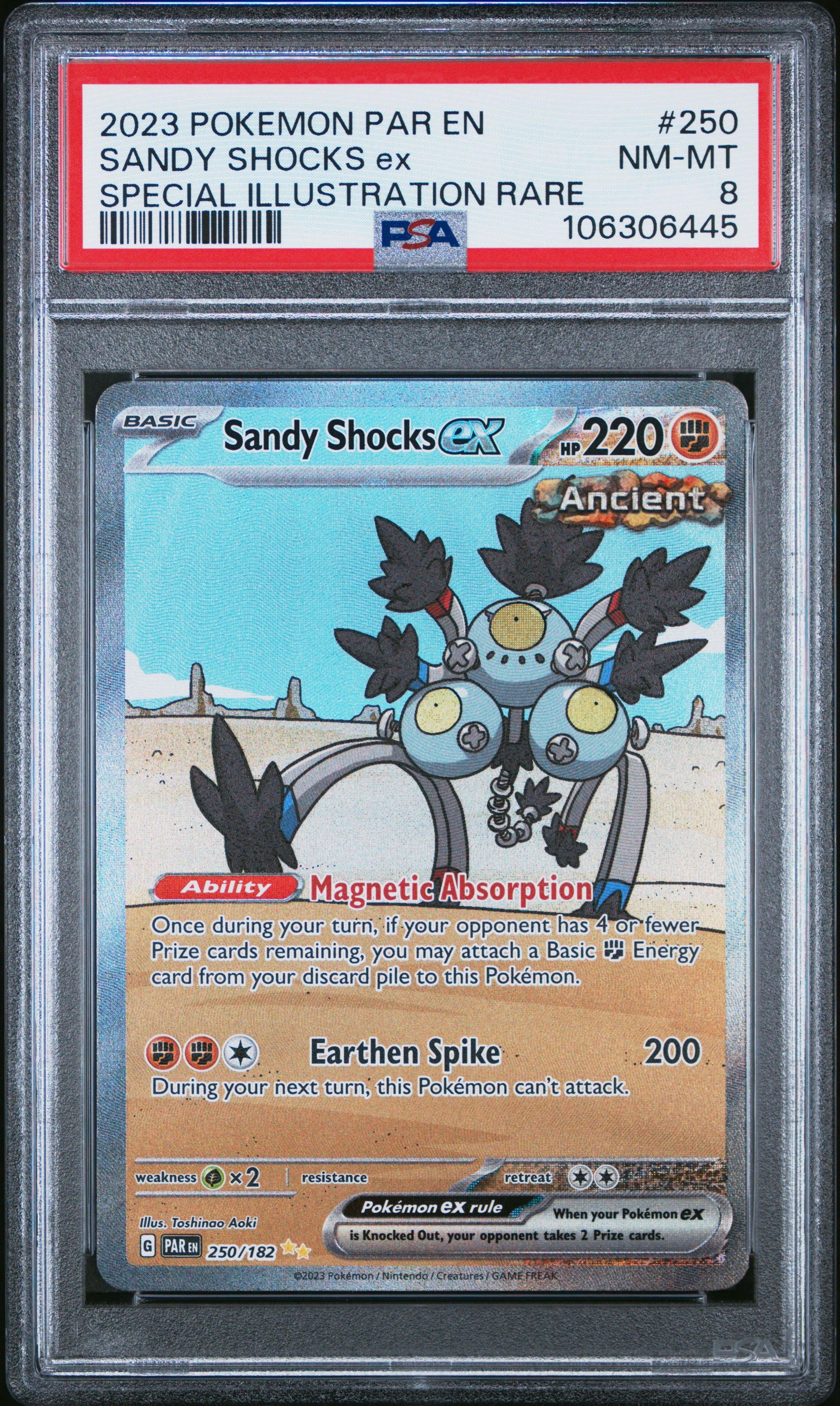 2023 Pokemon Par En-paradox Rift 250 Sandy Shocks Ex Special Illustration Rare PSA