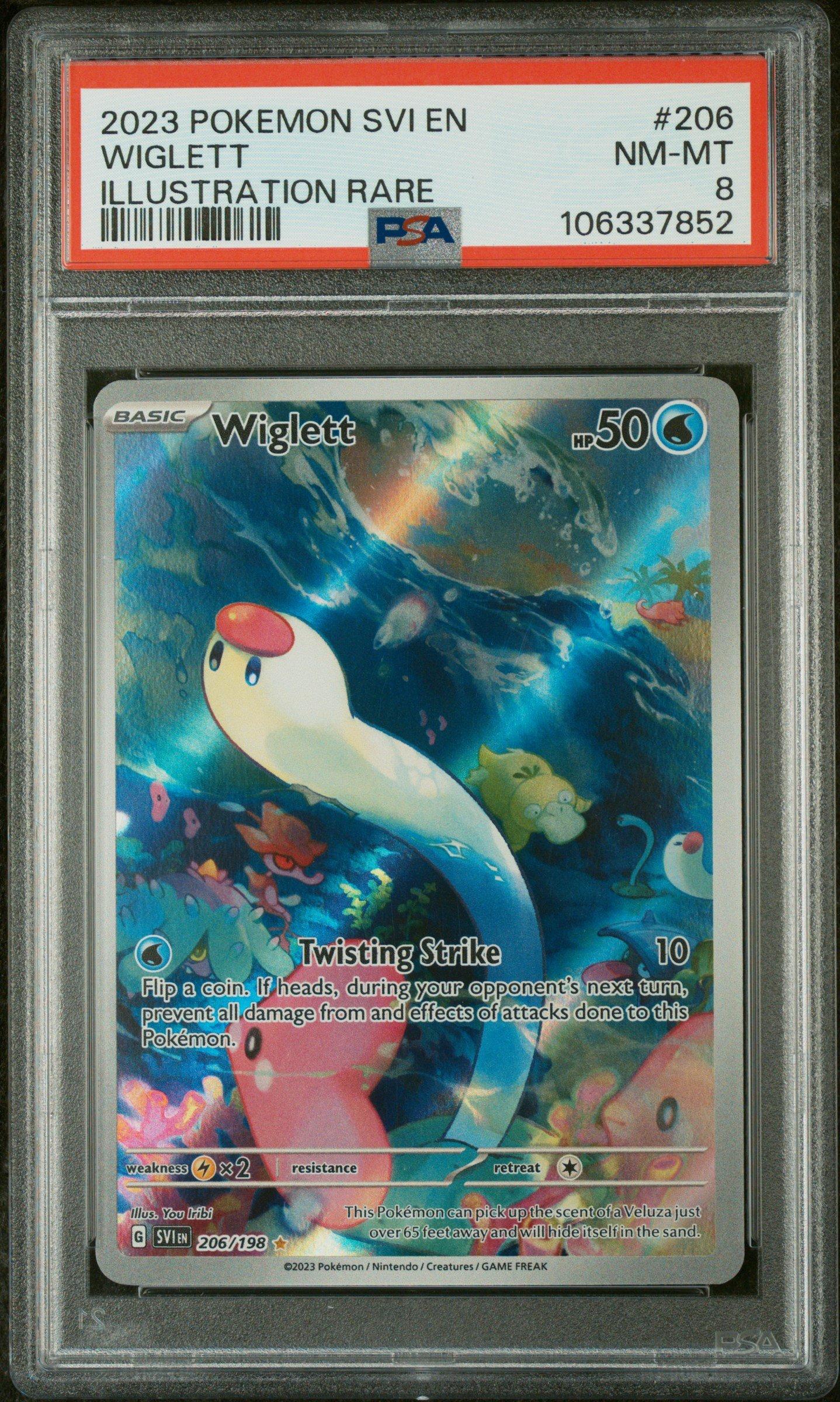 2023 Pokemon Svi En-scarlet & Violet 206 Wiglett Illustration Rare