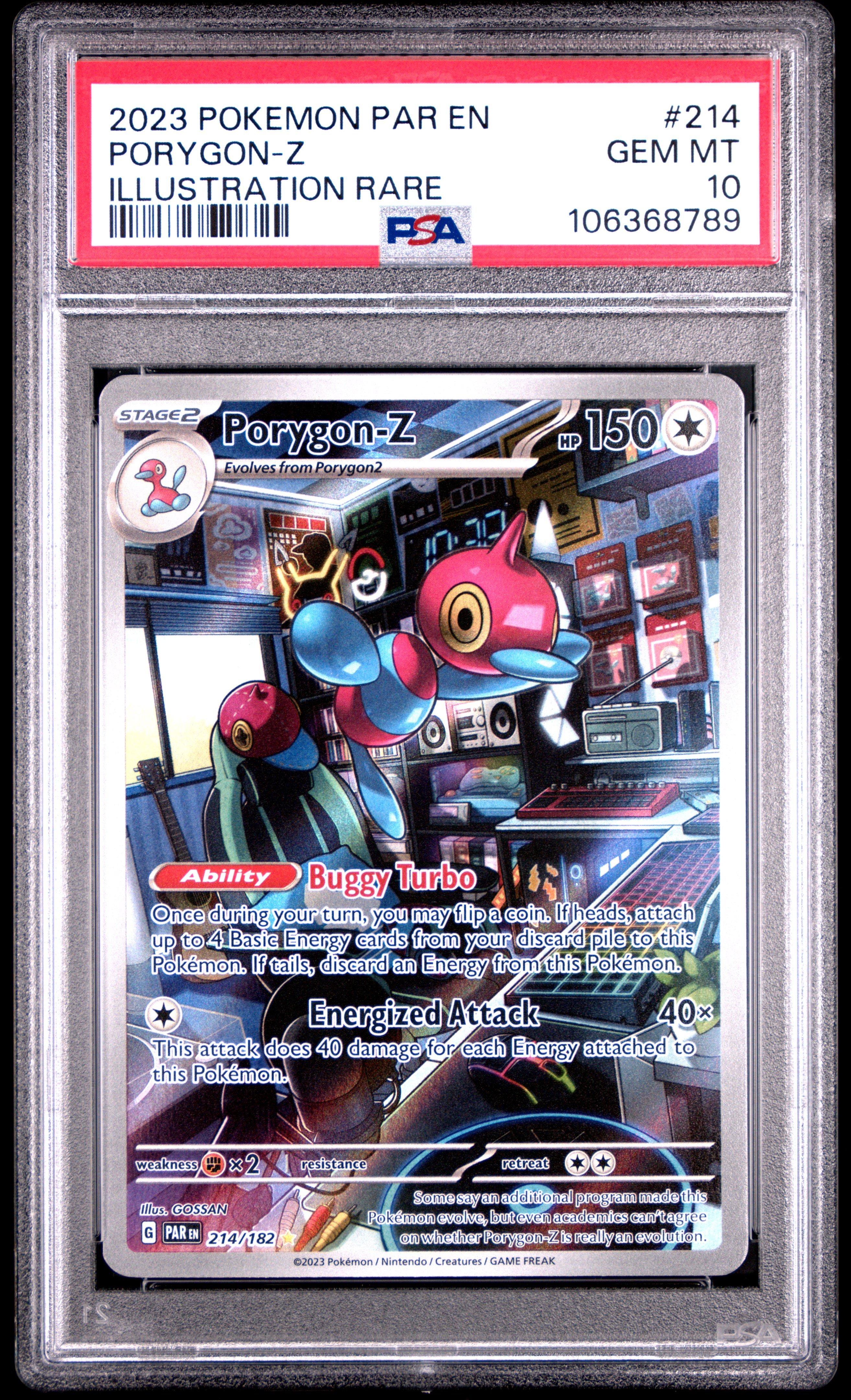 2023 Pokemon Par En-paradox Rift 214 Porygon-z Illustration Rare