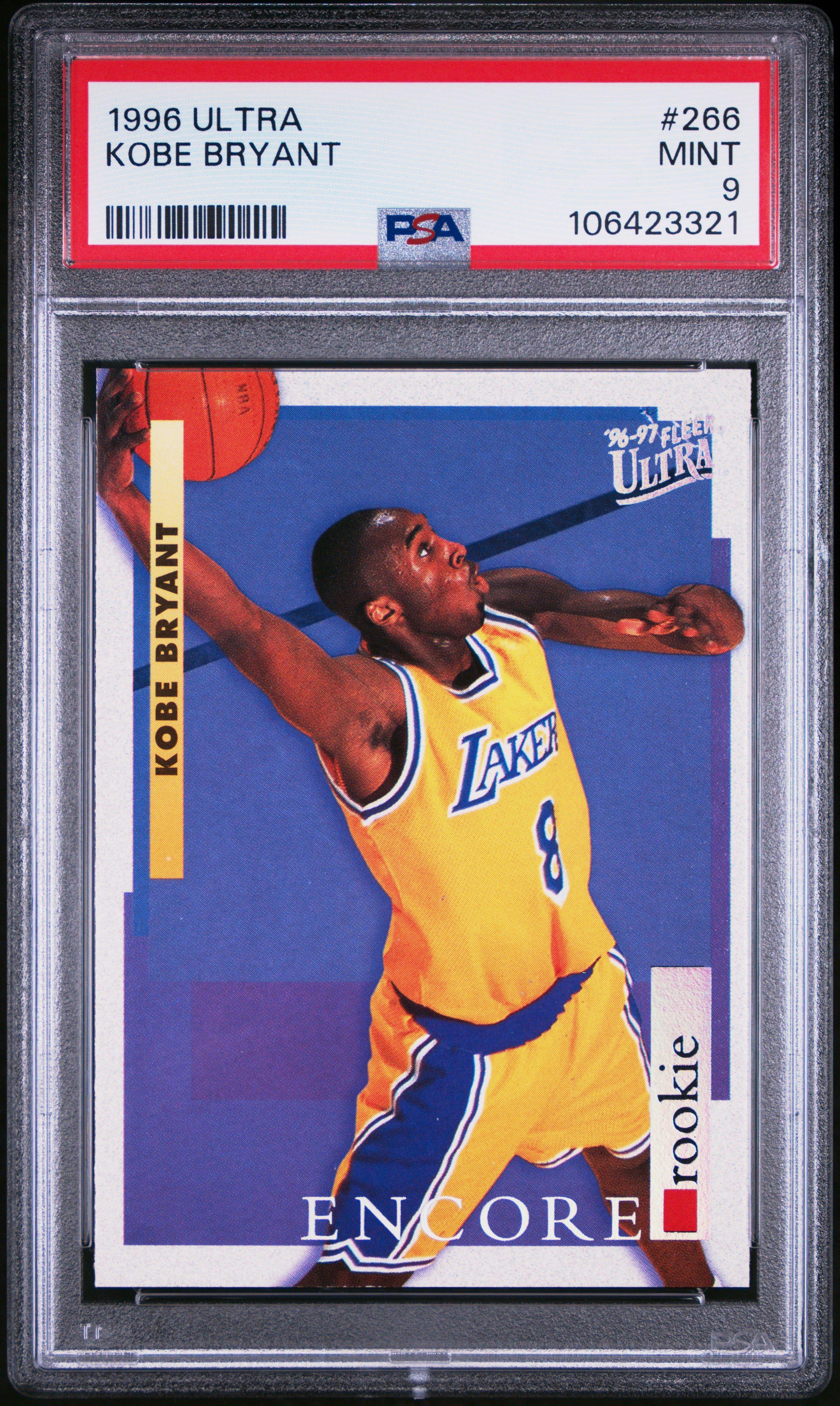 1996 Ultra 266 Kobe Bryant PSA