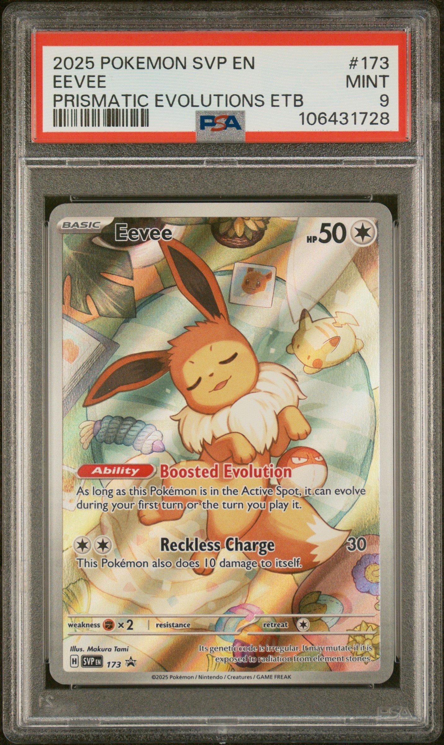 2025 Pokemon Svp En-sv Black Star Promo 173 Eevee Prismatic