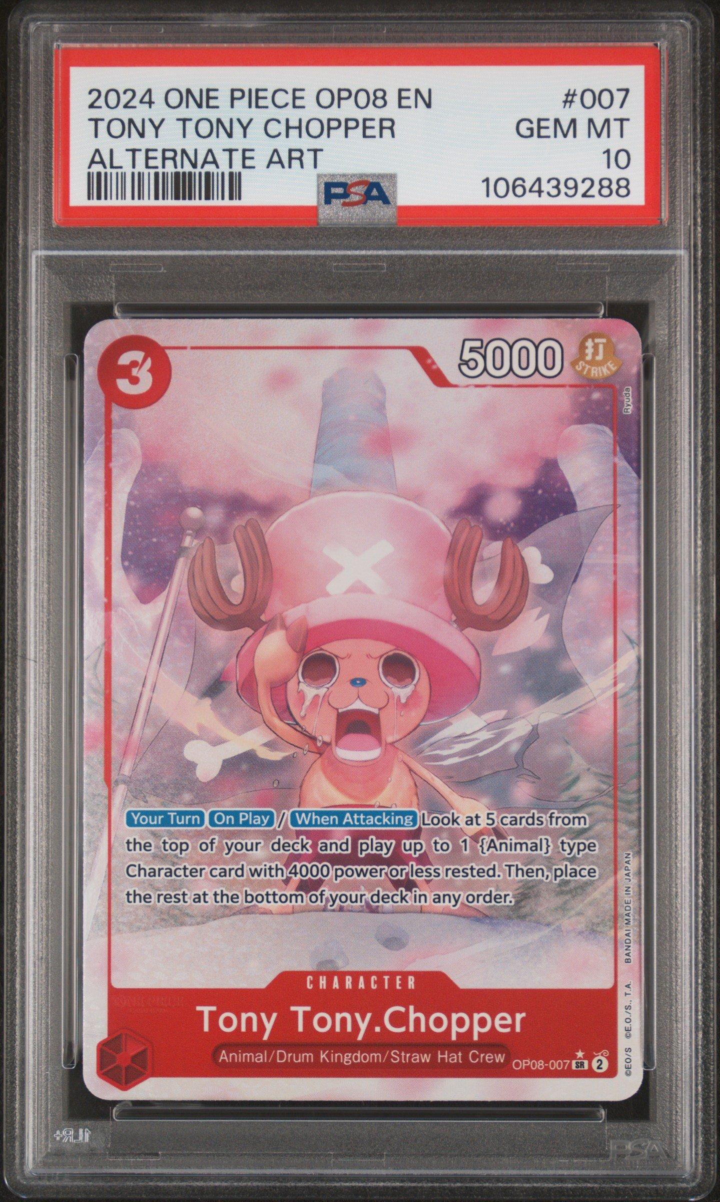 2024 One Piece Op08-two Legends 007 Tony Tony Chopper Alternate