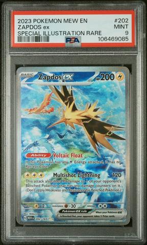 レアpop-x 最終価格 2023 Pokemon Mew En-151 202 Zapdos Ex Special Illustration Rare