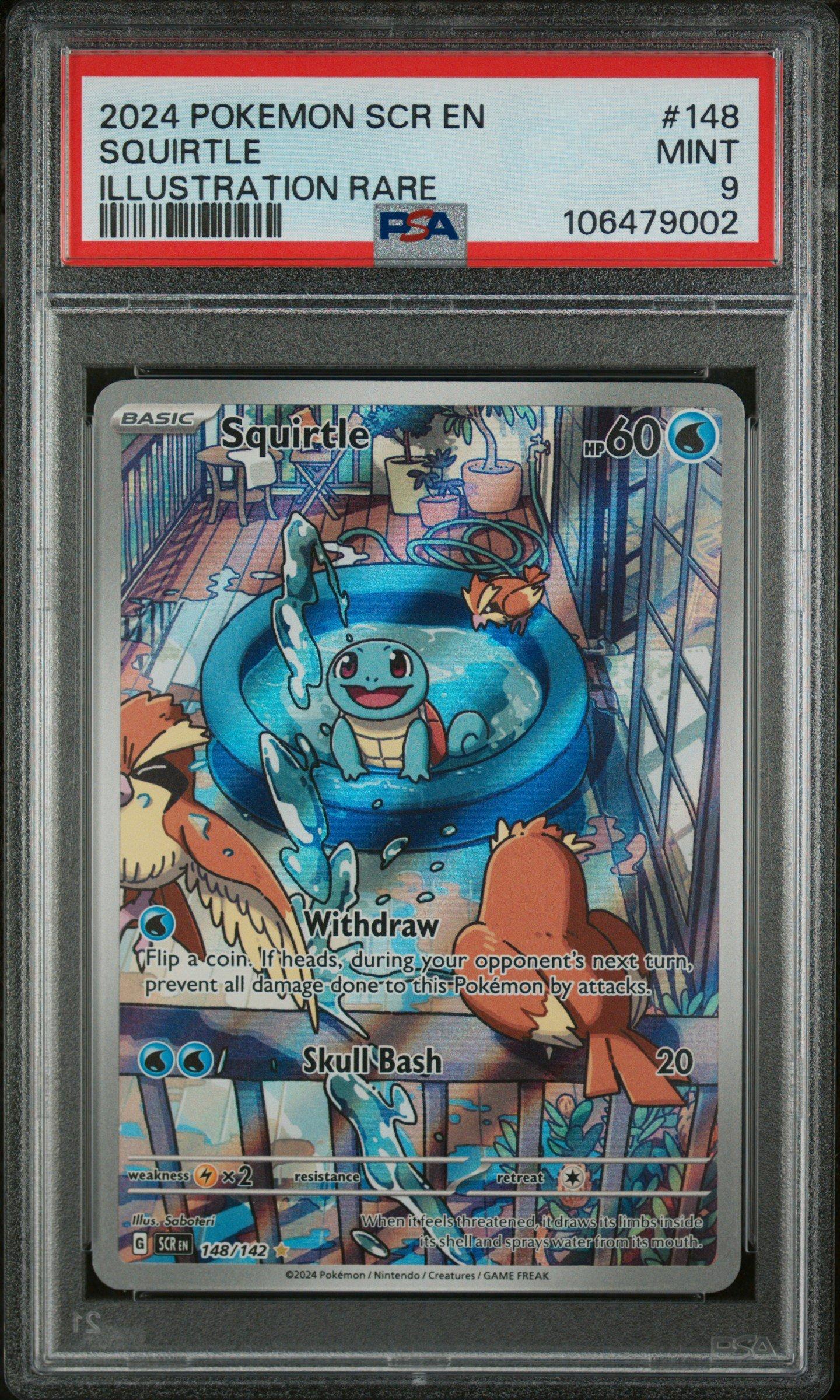 squirtle graded card Squirtle 151 Extended Frame Pokmon Graded Case | Custom Slab Display for  Your Favorite Pokmon