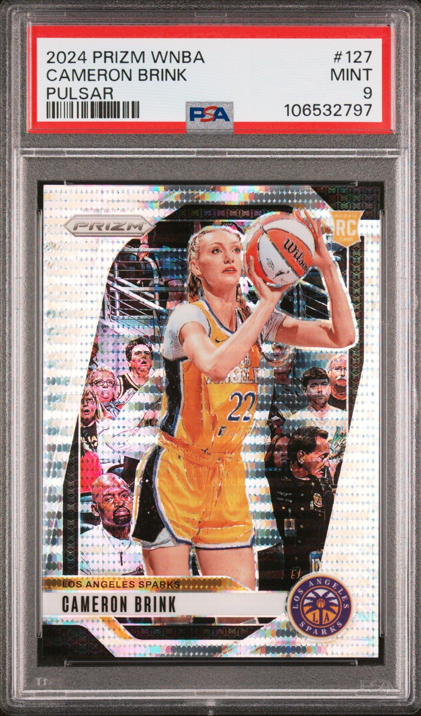 2024 Panini Prizm Wnba 127 Cameron Brink Pulsar PSA 9