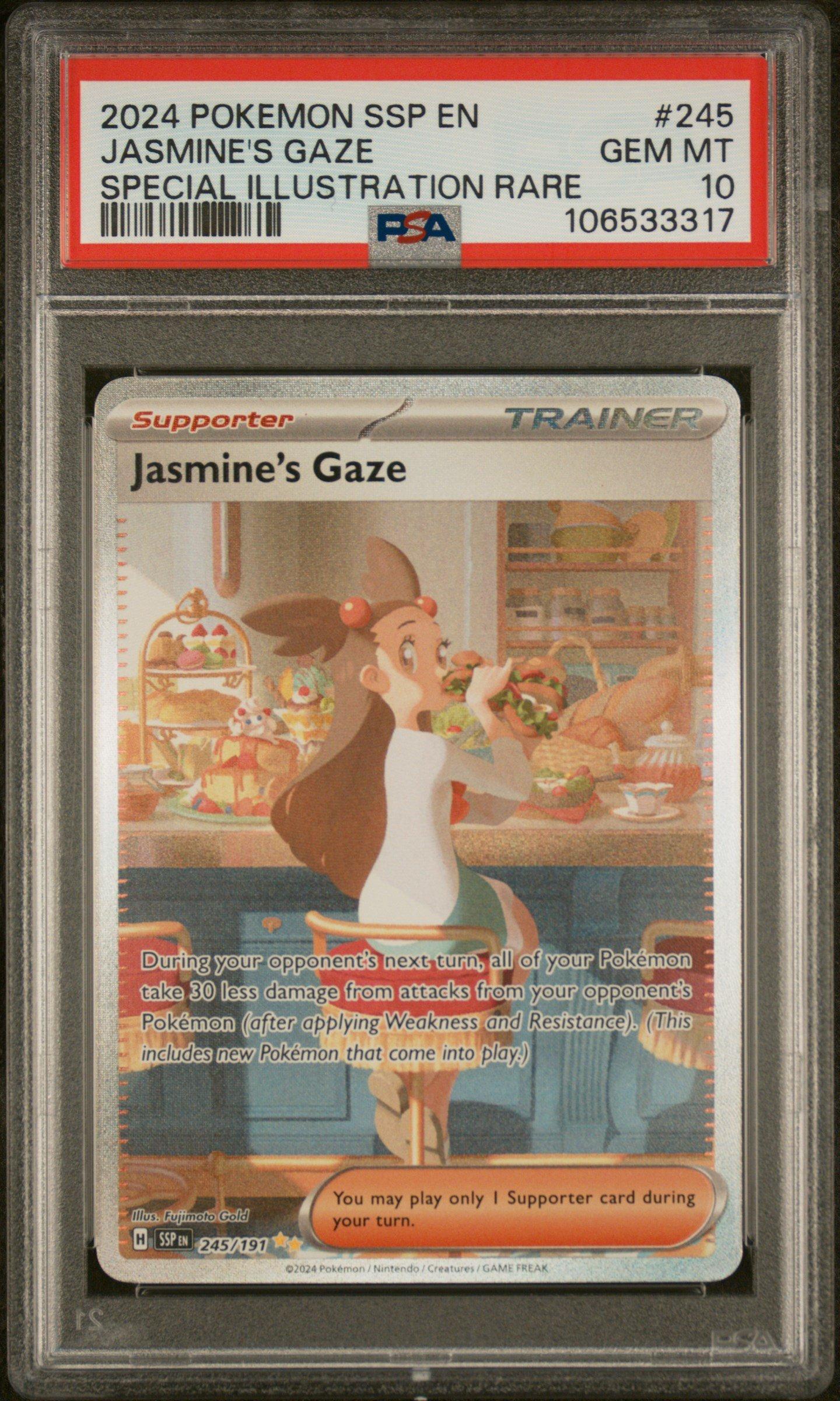 2024 Pokemon Ssp En-surging Sparks 245 Jasmine's Gaze Special Illustration  Rare PSA 10 Graded Card | GameStop